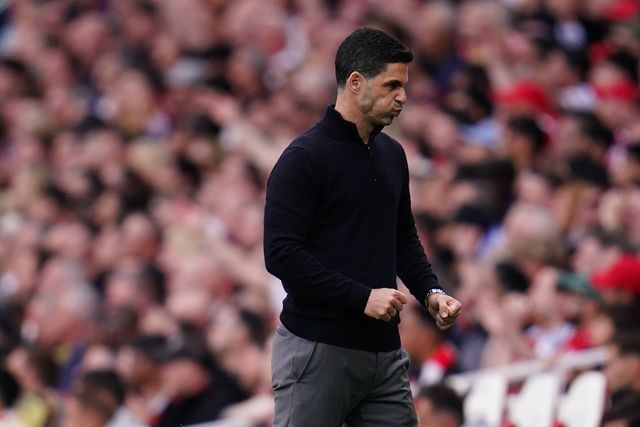Mikel Arteta manager of Arsenal during the Premier League match Arsenal vs Fulham at Emirates, London, United Kingdom on 02 May 2026

(Photo by Harvey Murphy/News Images)