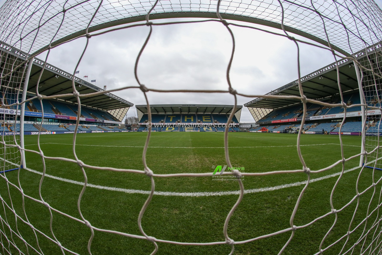 A general view of the stadium during the Emirates FA Cup Third Round match Millwall vs Sheffield United at The Den, London, United Kingdom, 7th January 2023

(Photo by Arron Gent/News Images)