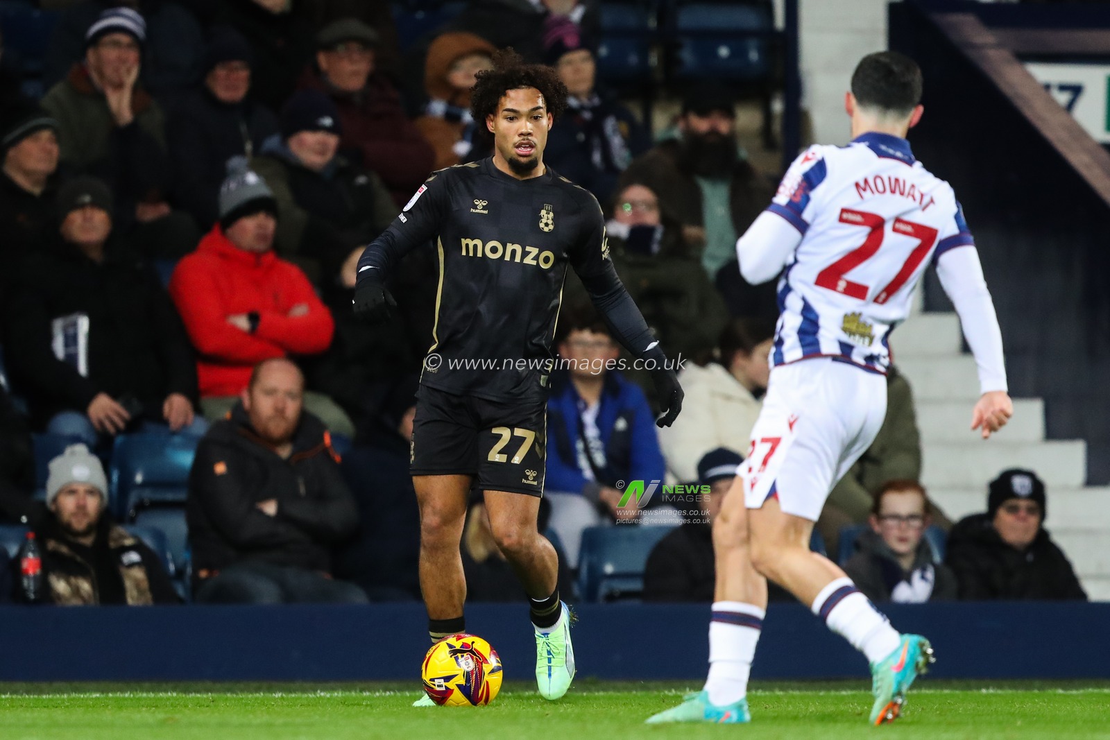 Milan van Ewijk of Coventry City in action during the Sky Bet Championship match West Bromwich Albion vs Coventry City at The Hawthorns, West Bromwich, United Kingdom, 11th December 2024

(Photo by Gareth Evans/News Images)