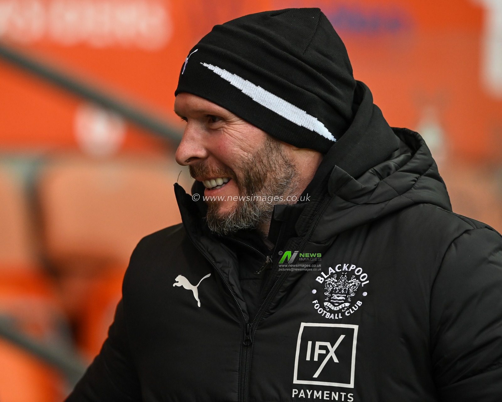 Michael Appleton manager of Blackpool during the Sky Bet Championship match Blackpool vs Birmingham City at Bloomfield Road, Blackpool, United Kingdom, 10th December 2022

(Photo by Craig Thomas/News Images)