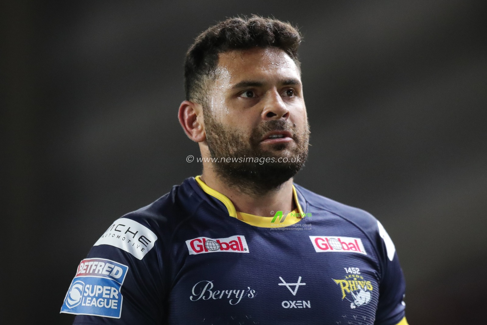 Rhyse Martin #12 of Leeds Rhinos during the Betfred Super League Round 27 match Leeds Rhinos vs Castleford Tigers at Headingley Stadium, Leeds, United Kingdom, 22nd September 2023

(Photo by James Heaton/News Images)
