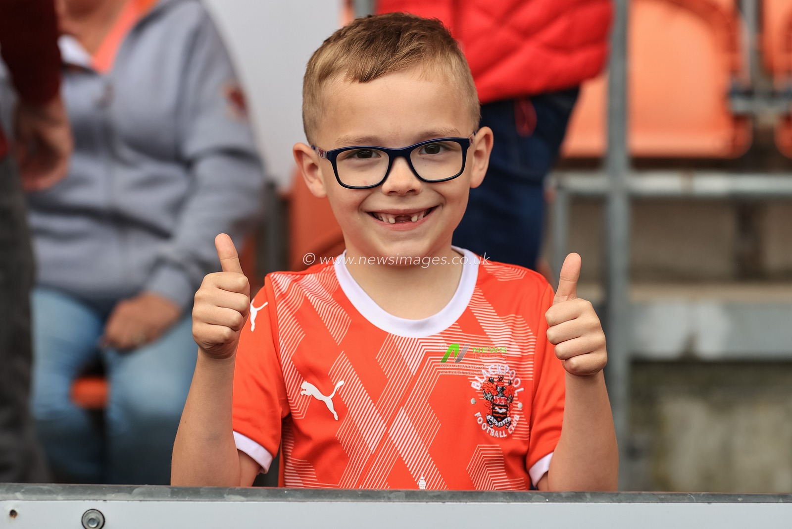 Blackpool fans attending the game