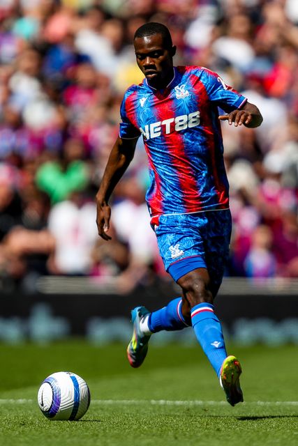 Tyrick Mitchell of Crystal Palace runs with the ball during the Premier League match Tottenham Hotspur vs Crystal Palace at Tottenham Hotspur Stadium, London, United Kingdom, 11th May 2025

(Photo by Izzy Poles/News Images)