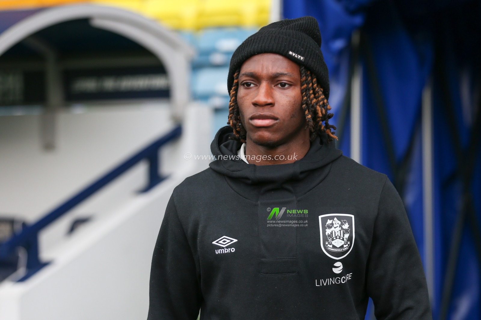 Joseph Hungbo #16 of Huddersfield Town arriving during the Sky Bet Championship match Millwall vs Huddersfield Town at The Den, London, United Kingdom, 18th March 2023

(Photo by Arron Gent/News Images)