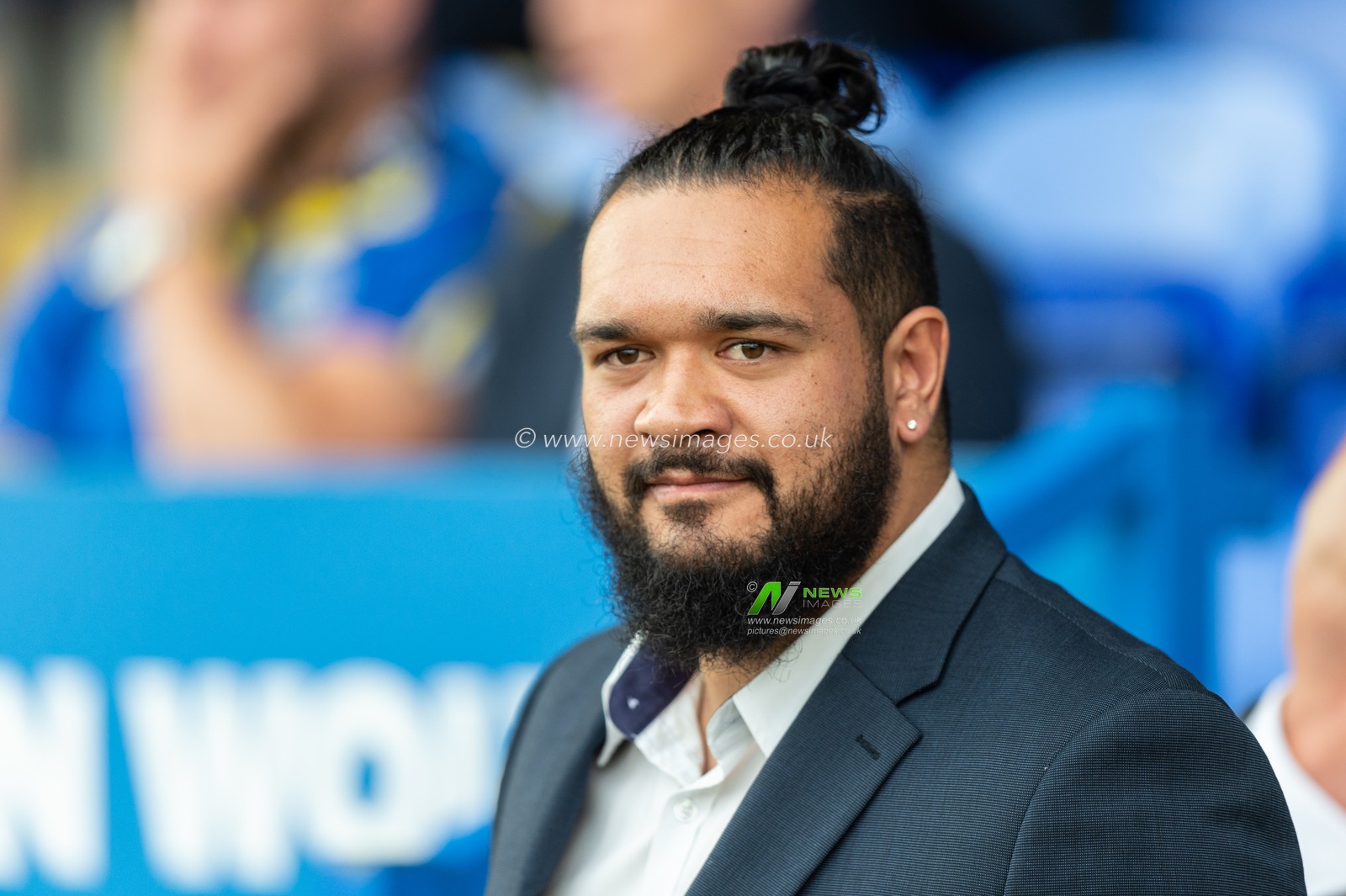 12th July 2019 , Halliwell Jones Stadium, Warrington, England;  Betfred Super League, Round 22, Warrington Wolves vs Salford Red Devils ; Ben Murdoch-Masila of Warrington Wolves 

Credit: Richard Long/News Images