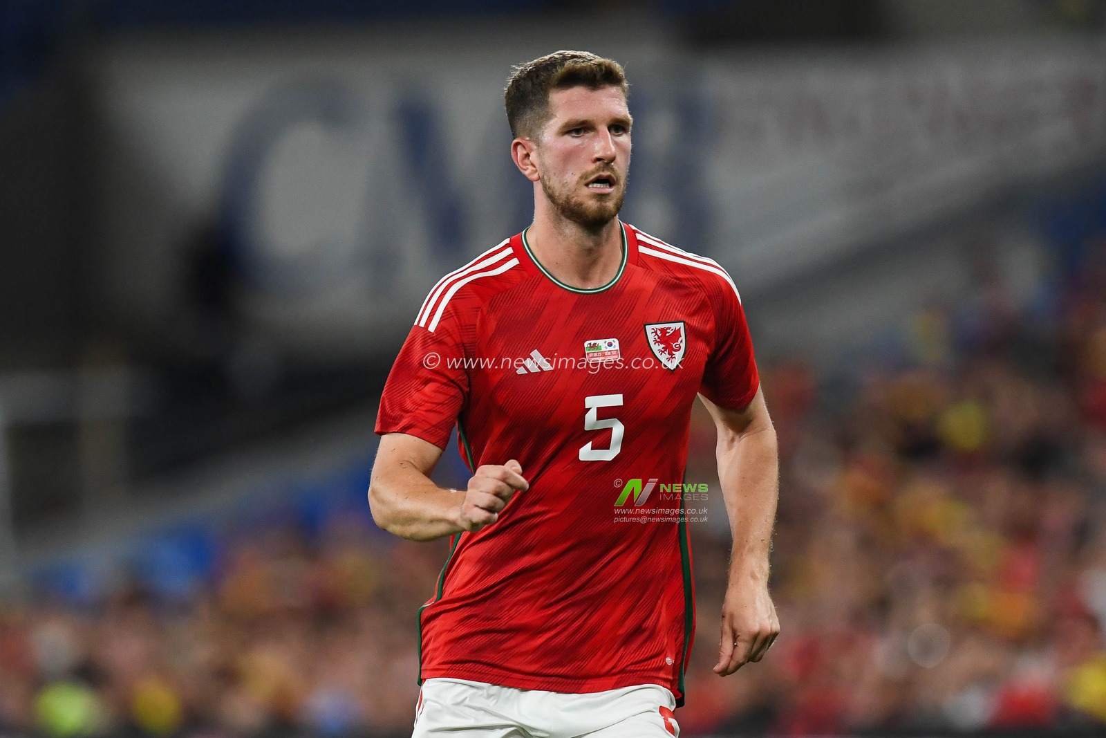 Chris Mepham of Wales during the International Friendly match Wales vs Korea Republic at Cardiff City Stadium, Cardiff, United Kingdom, 7th September 2023

(Photo by Mike Jones/News Images)