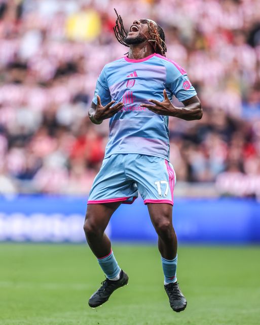 Alex Iwobi of Fulham reacts during the Premier League match Sunderland vs Fulham at Stadium Of Light, Sunderland, United Kingdom on 30 August 2026

(Photo by Alfie Cosgrove/News Images)