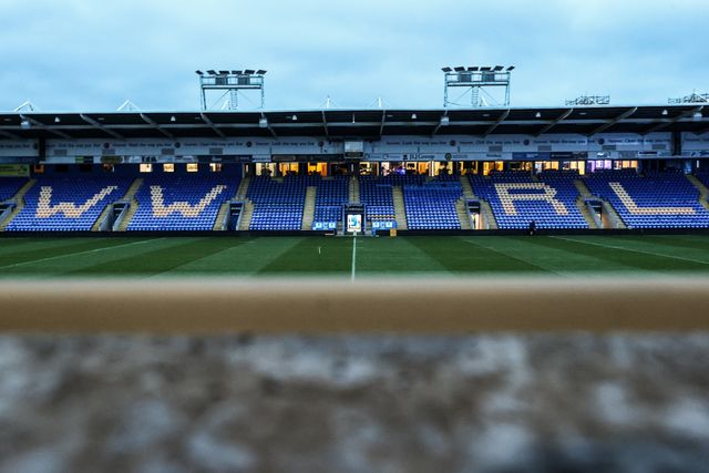 A general view of Halliwell Jones Stadium ahead of the Betfred Challenge Cup match Warrington Wolves vs Sheffield Eagles at The Halliwell Jones Stadium, Warrington, United Kingdom on 06 February 2026

(Photo by Alfie Cosgrove/News Images)