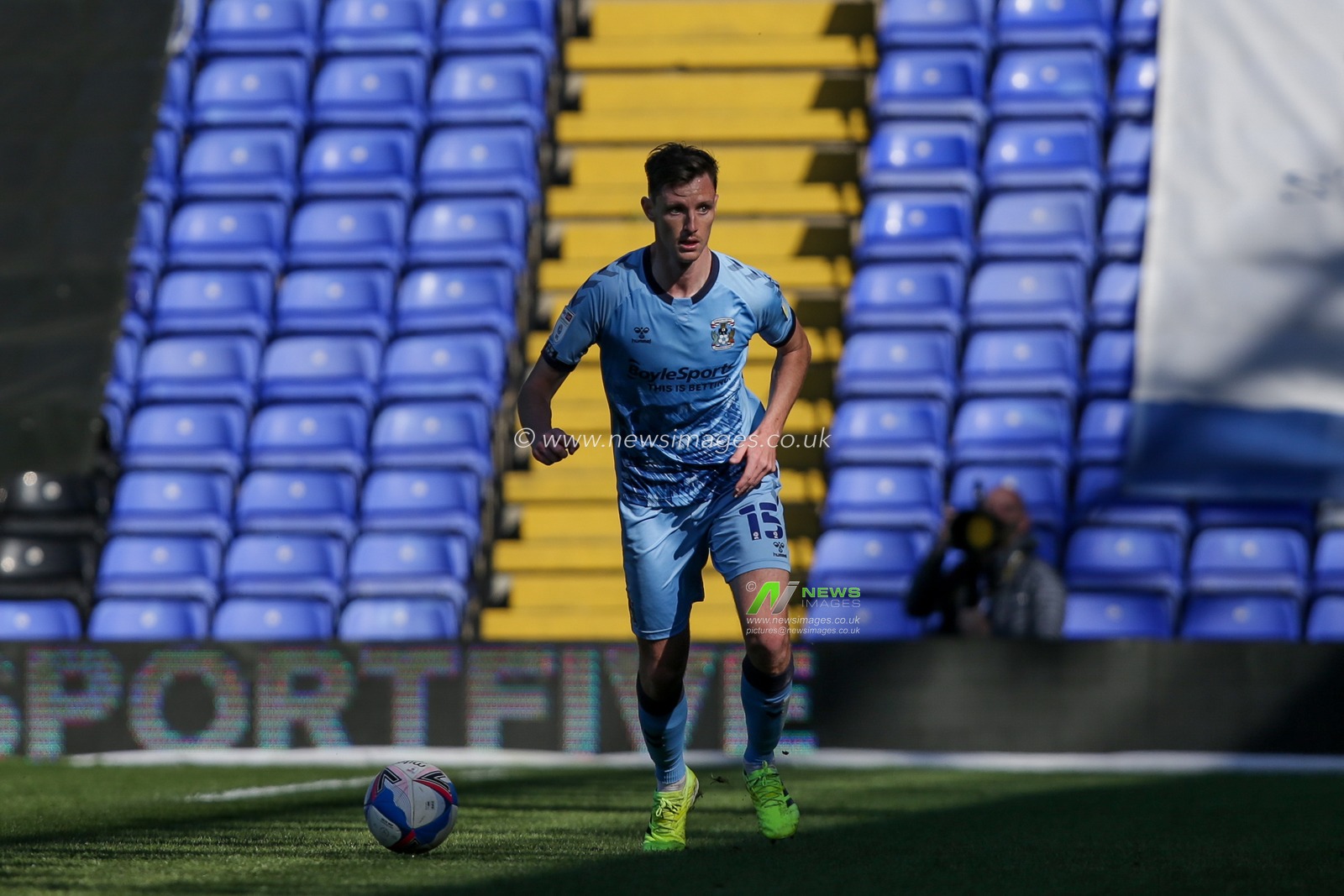 Dominic Hyam #15 of Coventry City dribbles the ball