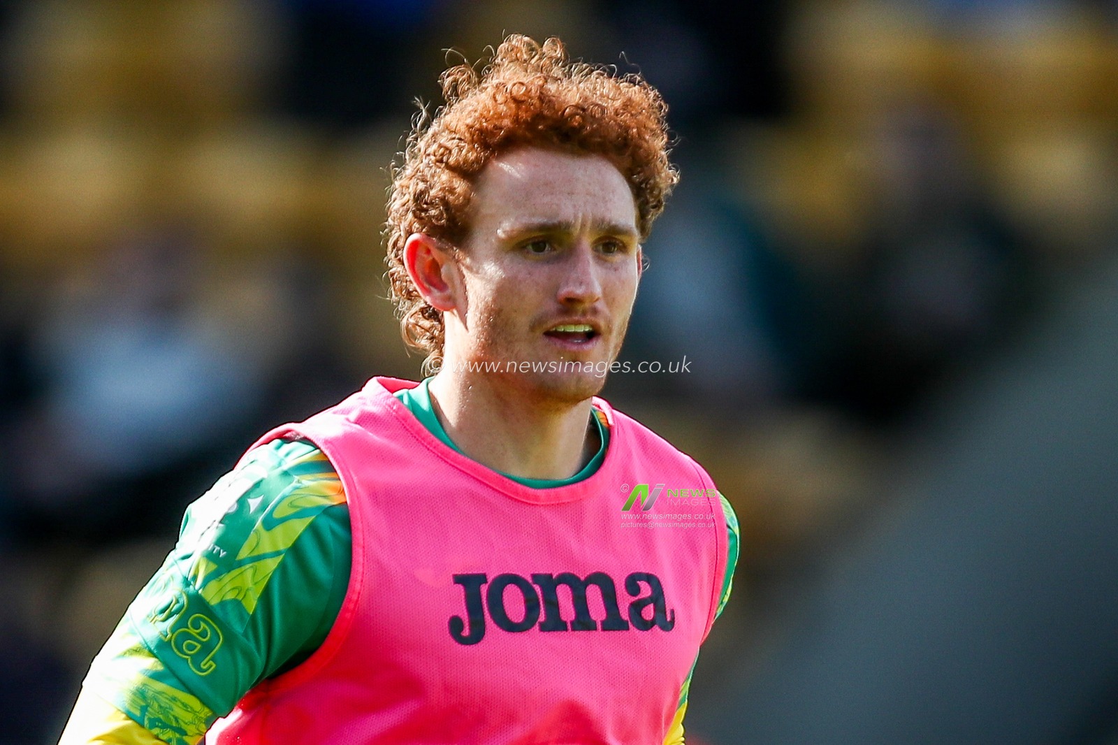 Josh Sargent of Norwich City warms up prior to the Sky Bet Championship match Norwich City vs West Bromwich Albion at Carrow Road, Norwich, United Kingdom, 29th March 2025

(Photo by Izzy Poles/News Images)