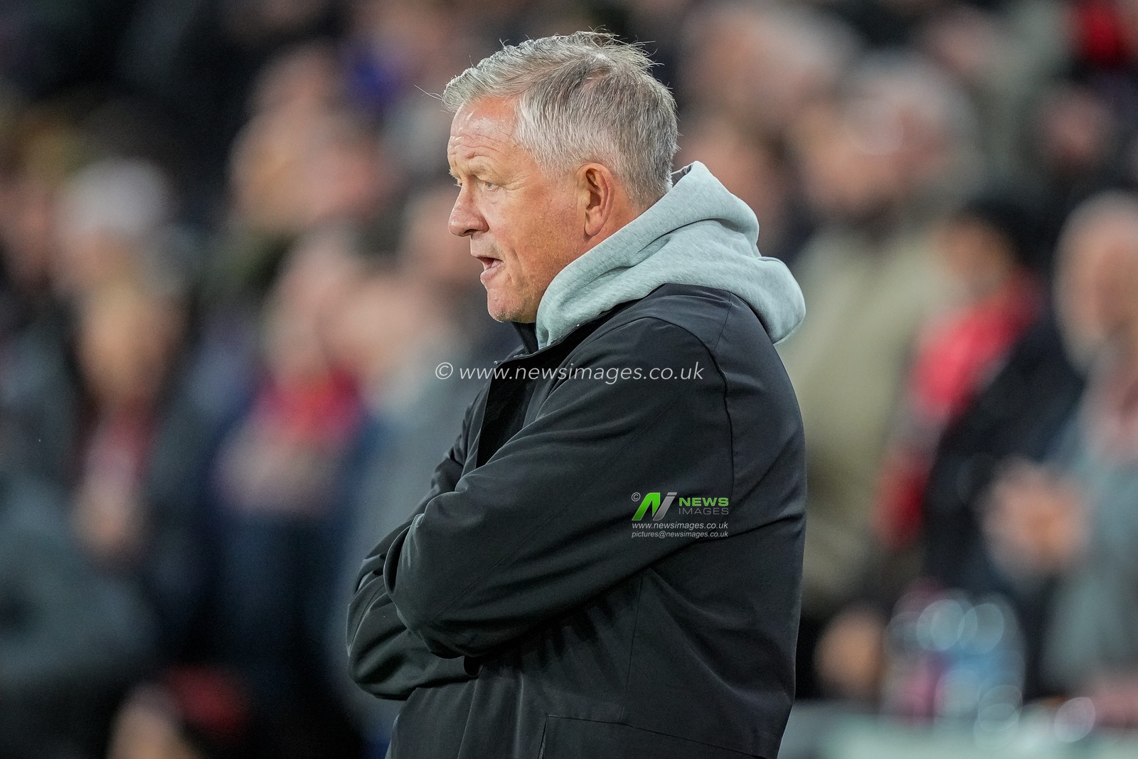 Chris Wilder manager of Sheffield United during the Sky Bet Championship match Sheffield United vs Norwich City at Bramall Lane, Sheffield, United Kingdom, 9th December 2025

(Photo by Maynard Manyowa/News Images)

*** GER AUT SUI OUT ***