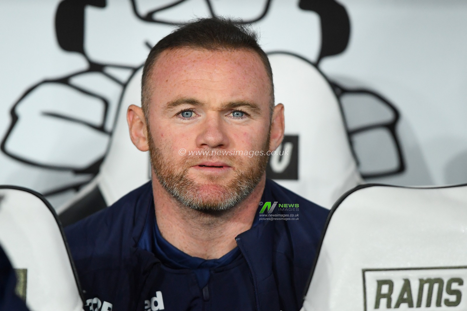 11th December 2019, Pride Park Stadium, Derby, England; Sky Bet Championship, Derby County v Sheffield Wednesday : Derby County Player-Coach Wayne Rooney 

Credit: Jon Hobley/News Images
