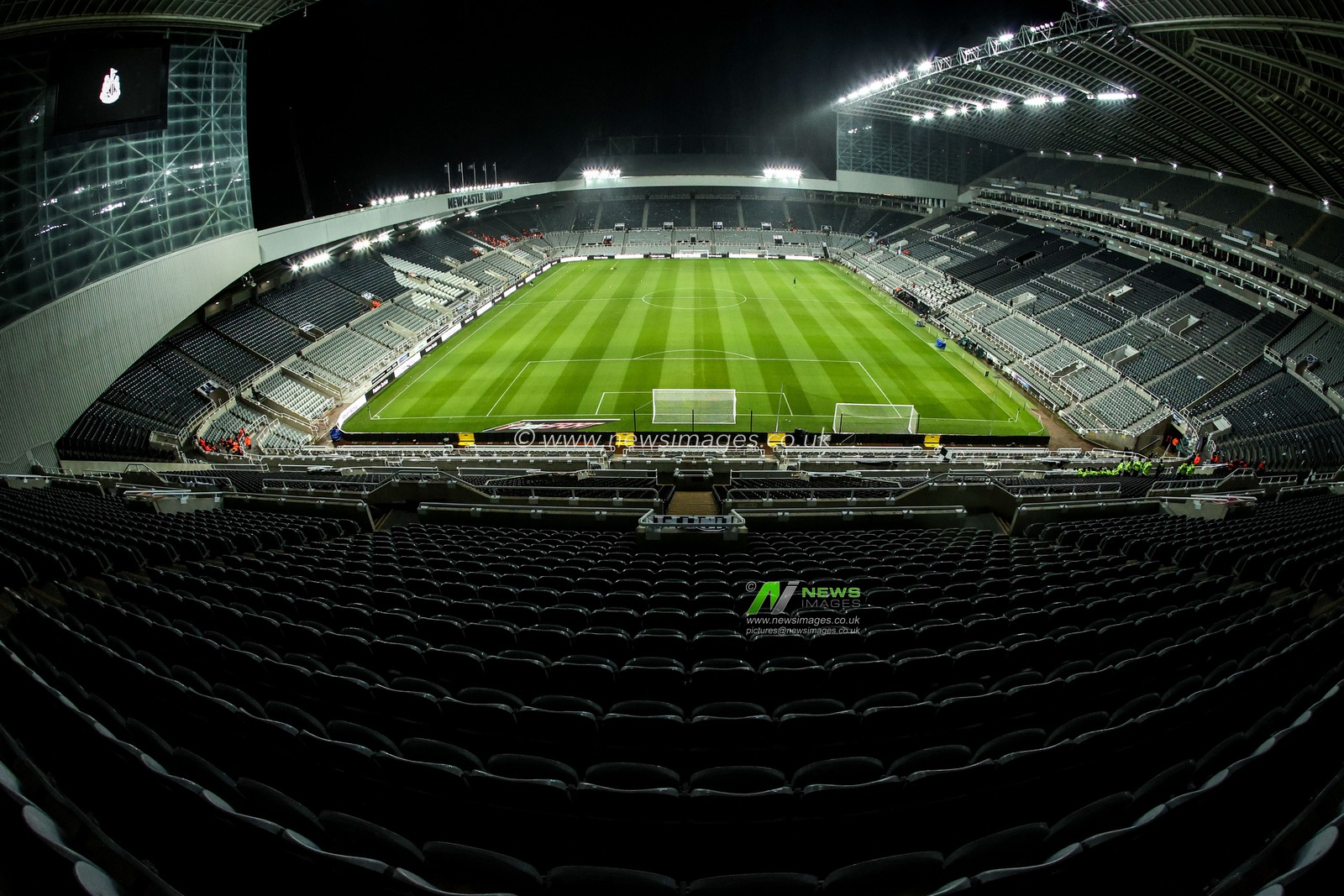 A general view of St. James’s Park ahead of the Carabao Cup Quarter Final match Newcastle United vs Fulham at St. James's Park, Newcastle, United Kingdom, 17th December 2025

(Photo by Alfie Cosgrove/News Images)

*** GER AUT SUI OUT ***