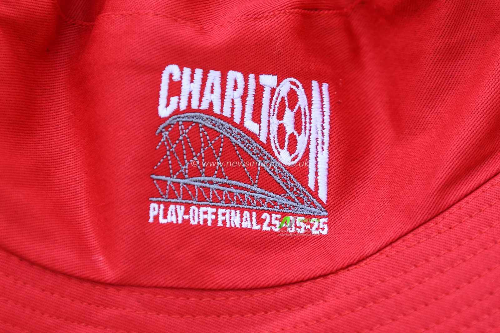 Merchandise being sold outside of Wembley Stadium ahead of the Sky Bet League 1 Playoff Final match Charlton Athletic vs Leyton Orient at Wembley Stadium, London, United Kingdom, 25th May 2025

(Photo by Alfie Cosgrove/News Images)