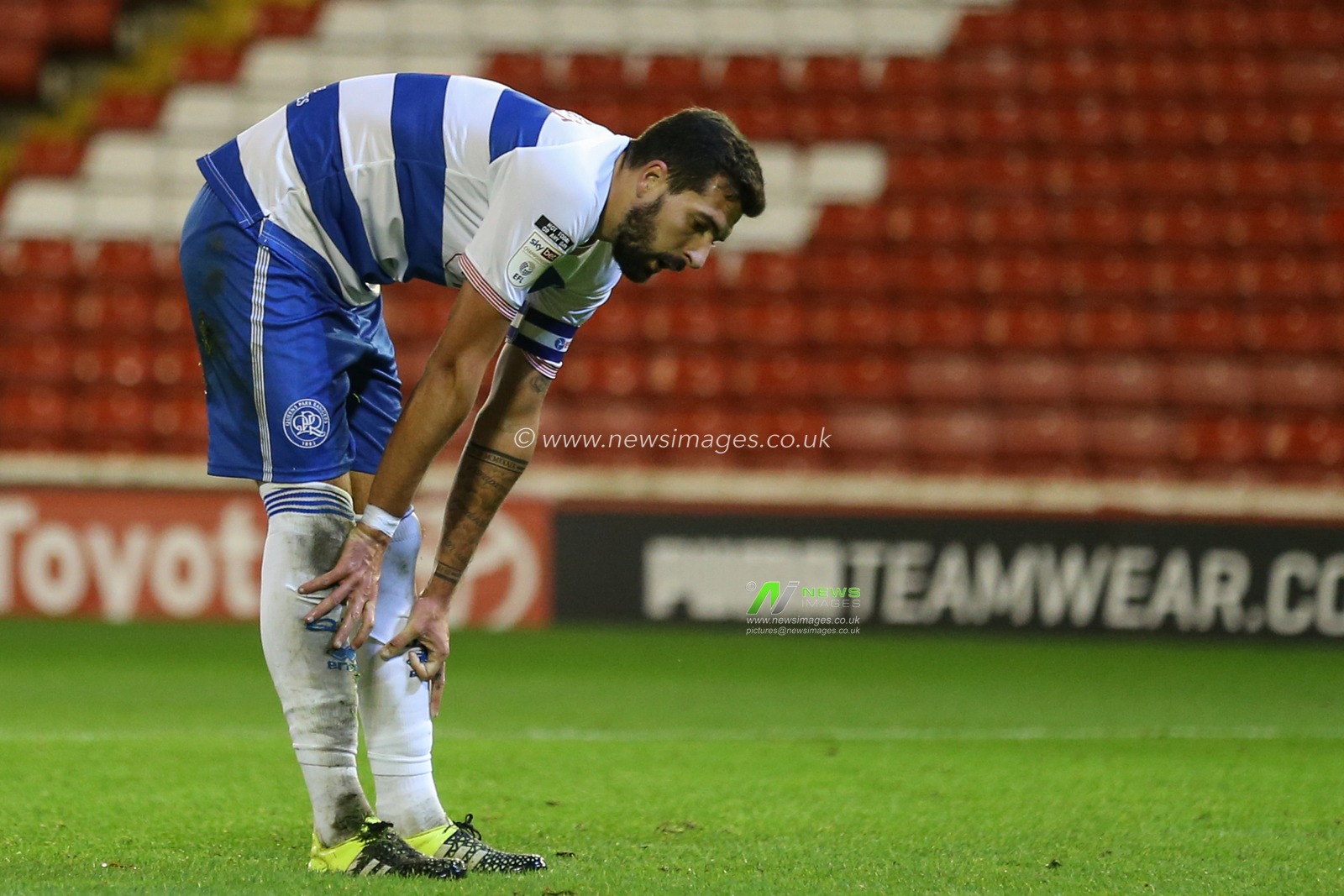 Yoann Barbet (6) of Queens Park Rangers scores an own goal to make 3-0