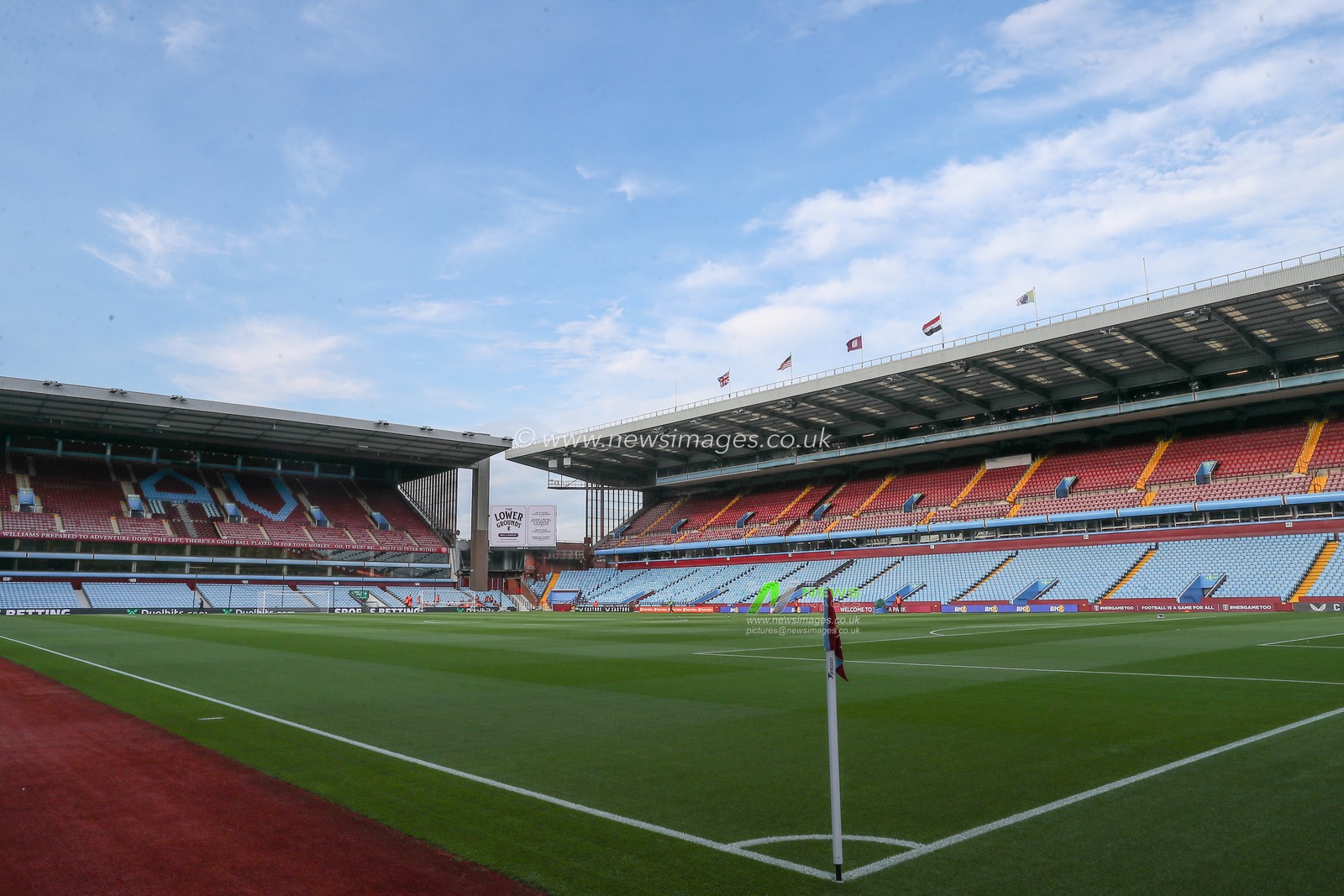A general view inside of Villa Park, home of Aston Villa ahead of the Carabao Cup Third Round match Aston Villa vs Everton at Villa Park, Birmingham, United Kingdom, 27th September 2023

(Photo by Gareth Evans/News Images)