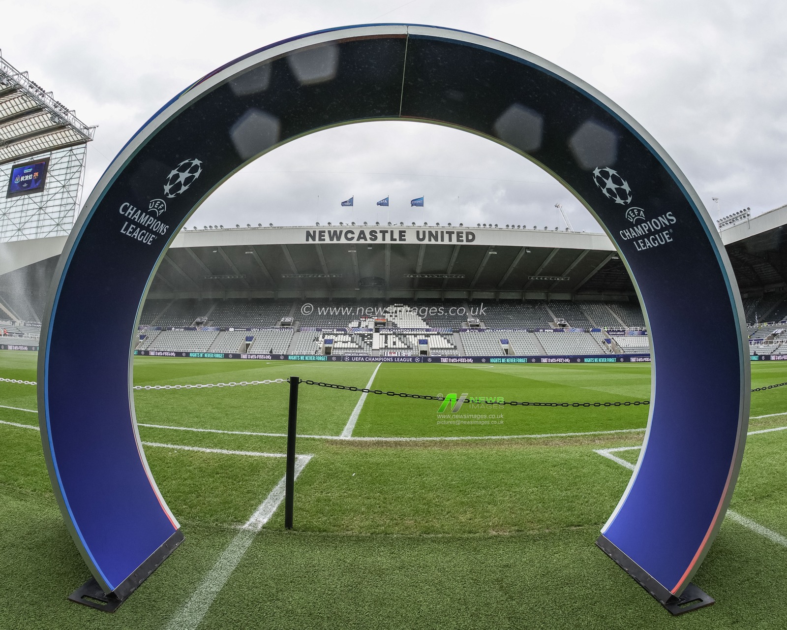 A general view of St James’ Park during the UEFA Champions League Last 16 match Newcastle Untied vs Barcelona at St. James's Park, Newcastle, United Kingdom on 10 March 2026

(Photo by Mark Cosgrove/News Images)