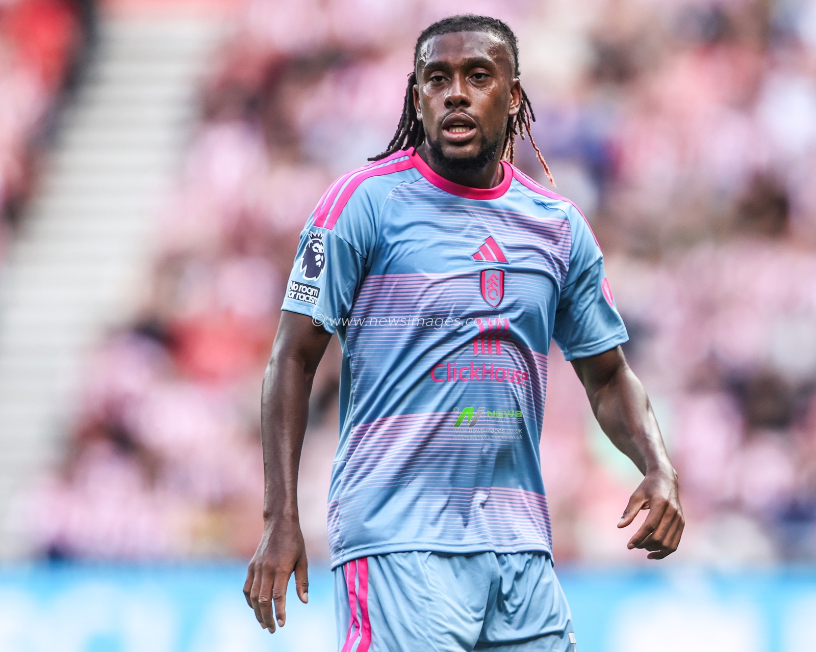 Alex Iwobi of Fulham during the Premier League match Sunderland vs Fulham at Stadium Of Light, Sunderland, United Kingdom on 30 August 2026

(Photo by Alfie Cosgrove/News Images)