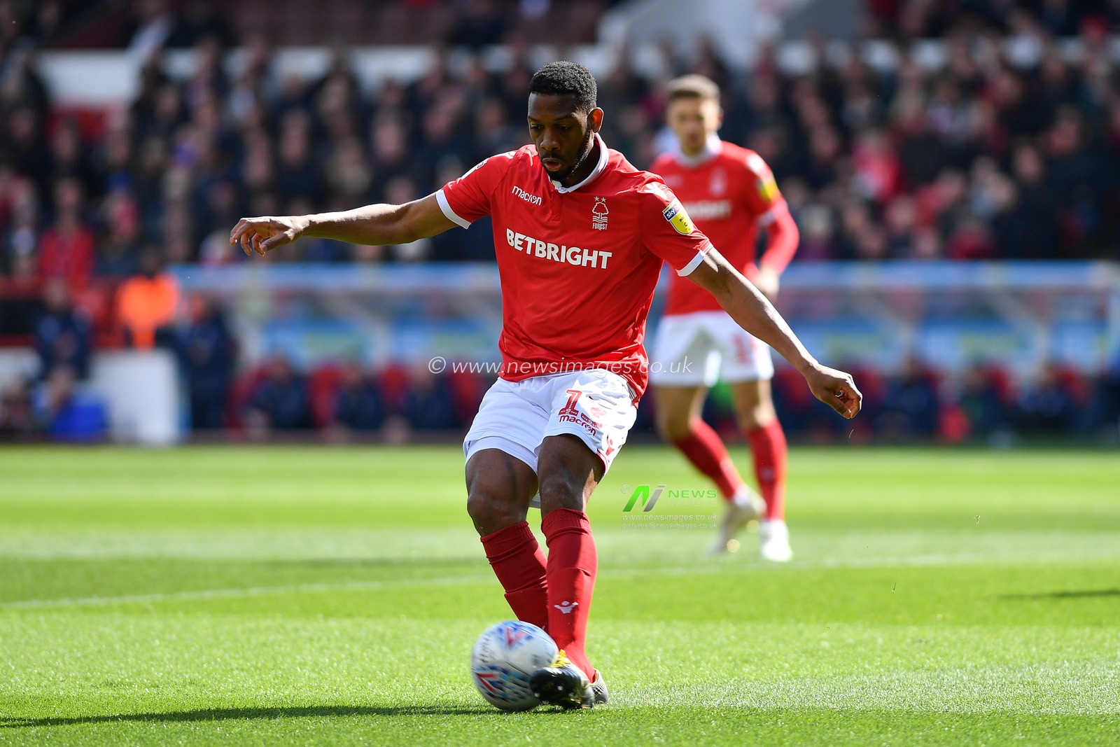 13th April 2019, City Ground, Nottingham, England ; Sky Bet Championship, Nottingham Forest vs Blackburn Rovers : Molla Wague (13) of Nottingham Forest 

Credit: Jon Hobley/News Images

English Football League images are subject to DataCo Licence