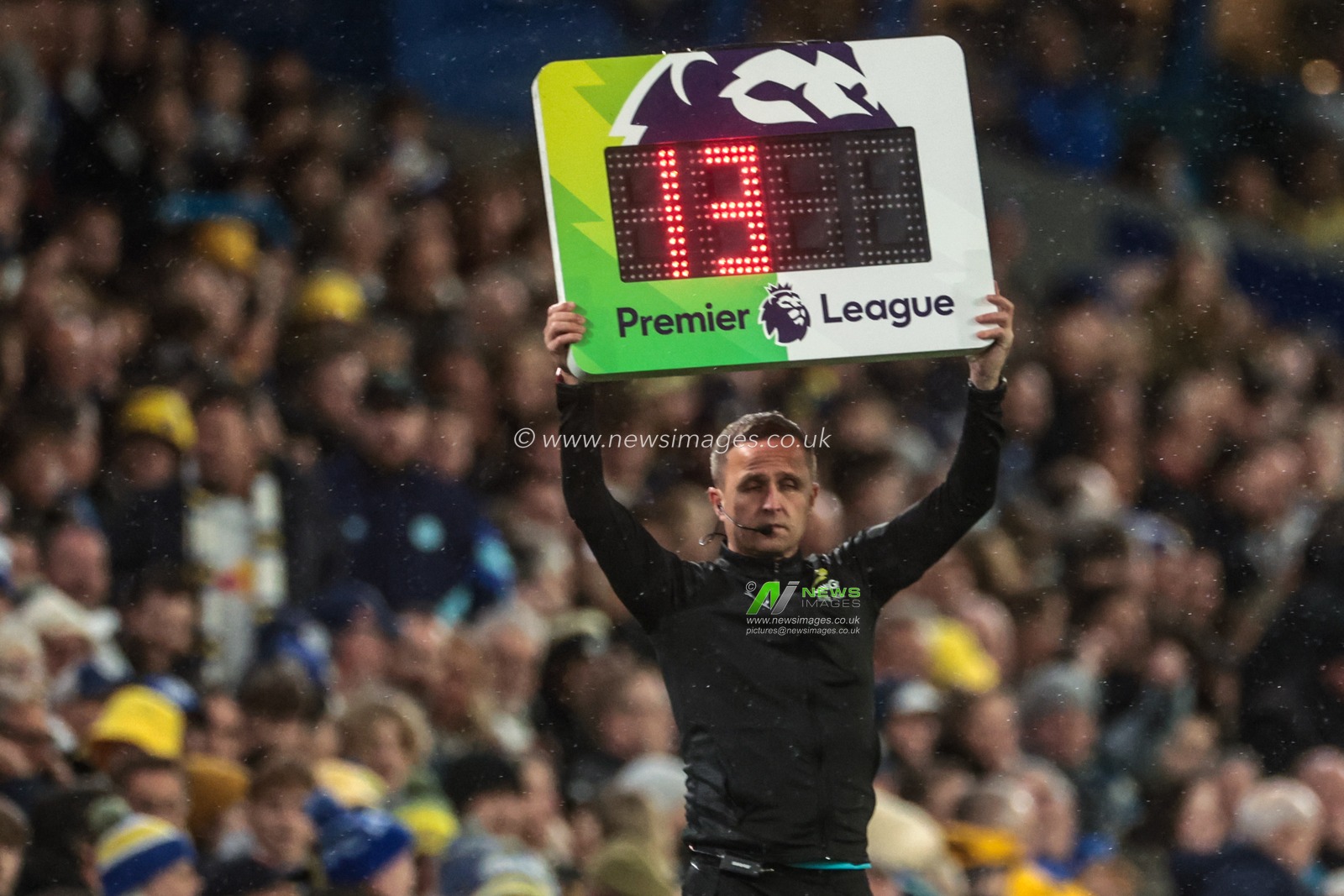 13 minutes are added onto the first half during the Premier League match Leeds United vs West Ham United at Elland Road, Leeds, United Kingdom, 24th October 2025

(Photo by Mark Cosgrove/News Images)