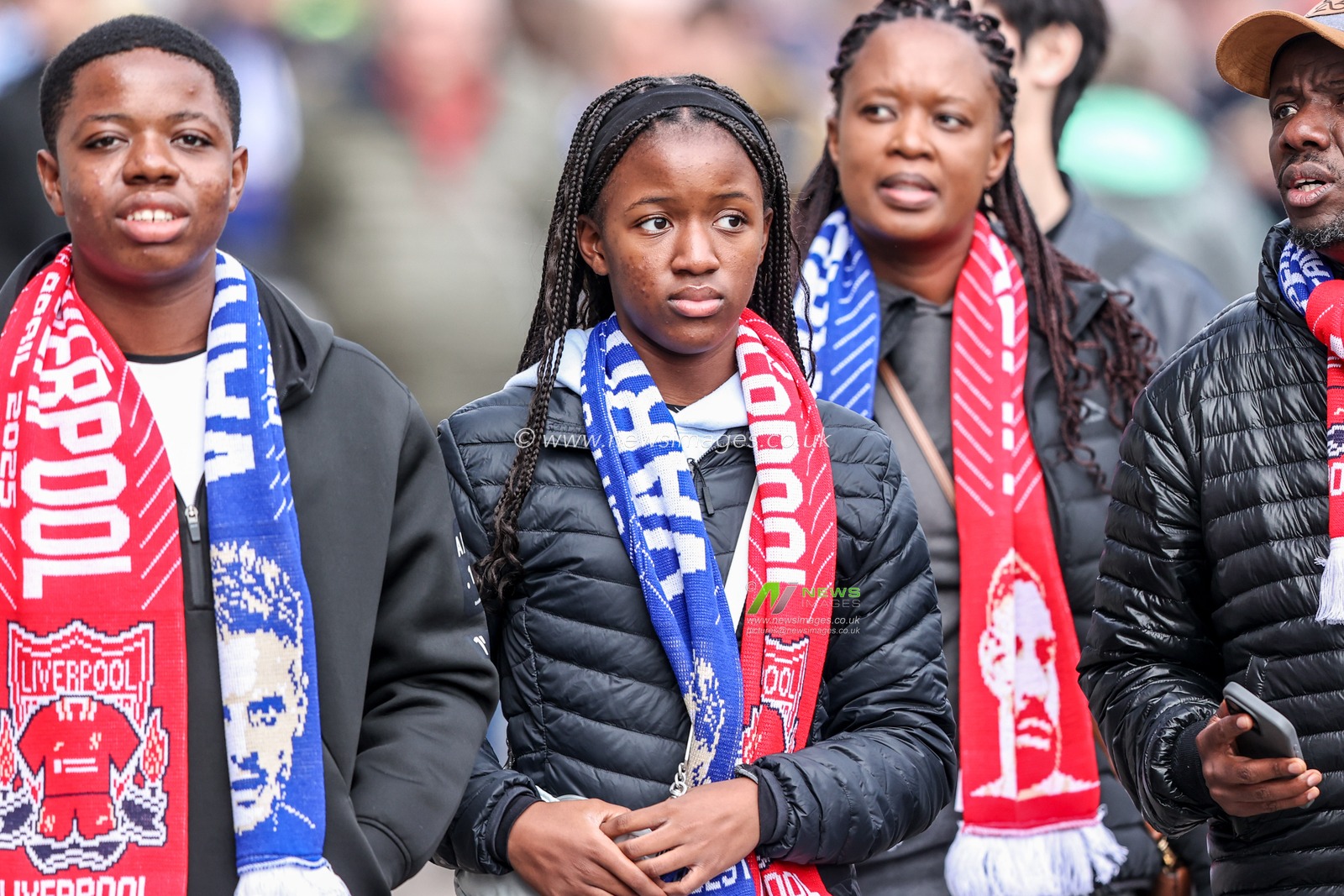 Fans arrive at King Power Stadium during the Premier League match Leicester City vs Liverpool at King Power Stadium, Leicester, United Kingdom, 20th April 2025

(Photo by Alfie Cosgrove/News Images)