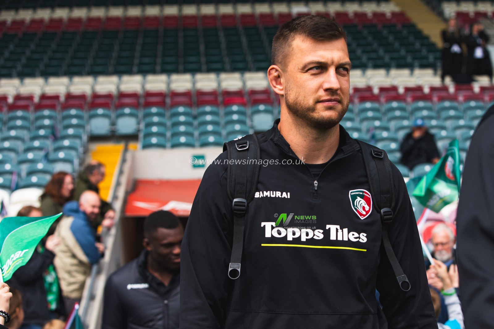 HandrÃ© Pollard of Leicester Tigers before the Gallagher Premiership Play-off Semi-final Leicester Tigers vs Sale Sharks at Mattioli Woods Welford Road Stadium, Leicester, United Kingdom, 7th June 2025

(Photo by Craig Evans/News Images)