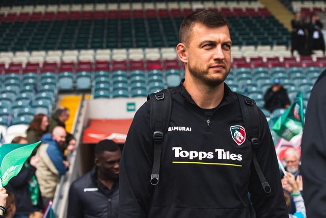 HandrÃ© Pollard of Leicester Tigers before the Gallagher Premiership Play-off Semi-final Leicester Tigers vs Sale Sharks at Mattioli Woods Welford Road Stadium, Leicester, United Kingdom, 7th June 2025

(Photo by Craig Evans/News Images)