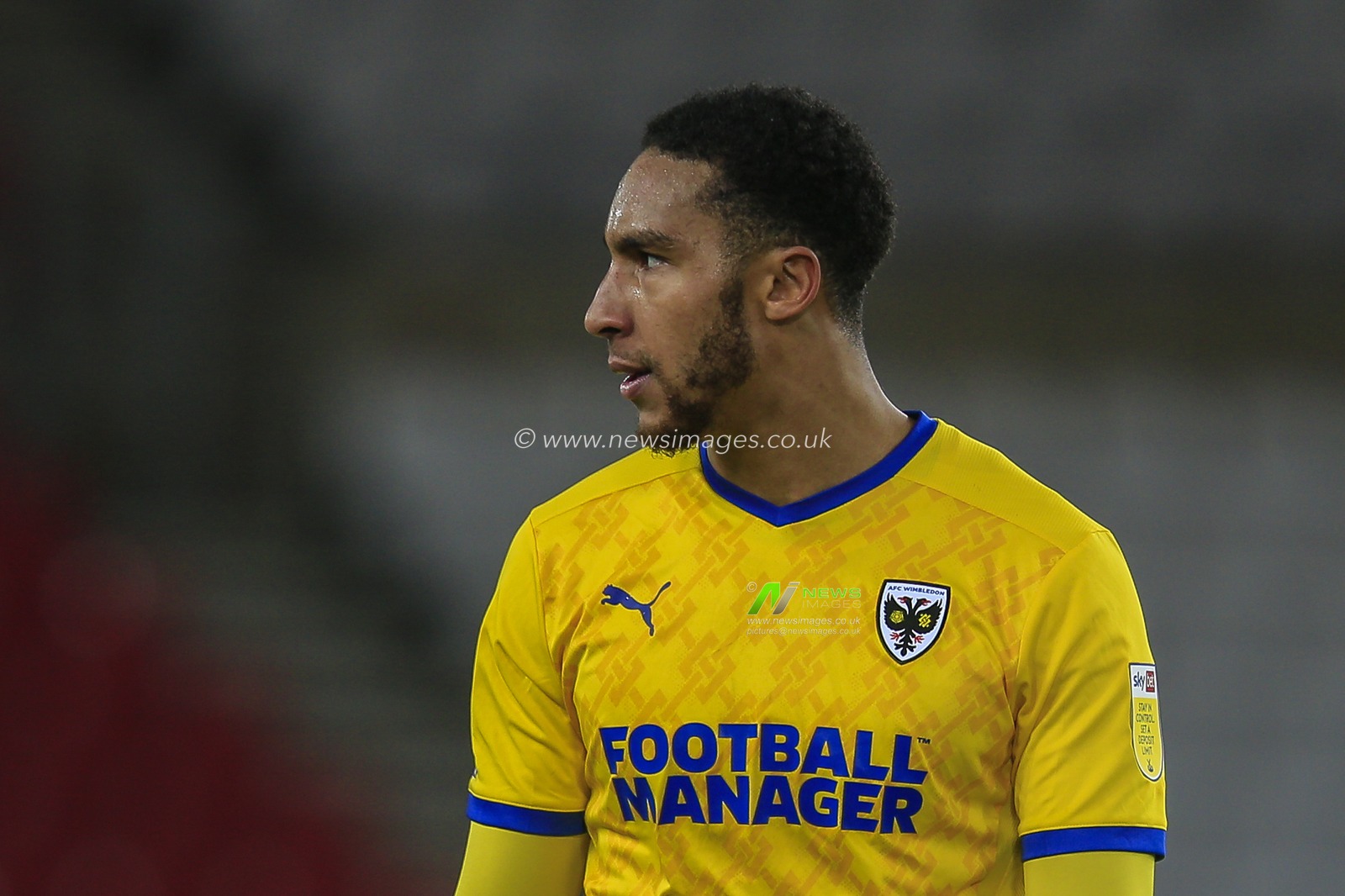 Terell Thomas #6 of AFC Wimbledon during the game