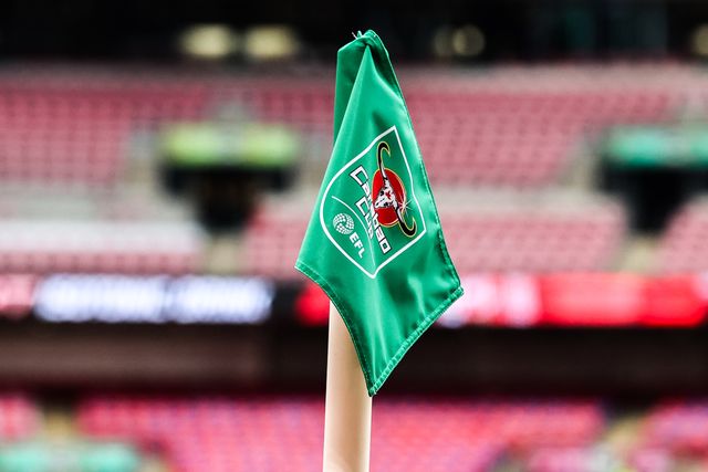 A general view of Wembley Stadium ahead of the Carabao Cup Final match Arsenal vs Manchester City at Emirates, London, United Kingdom on 22 March 2026

(Photo by Alfie Cosgrove/News Images)