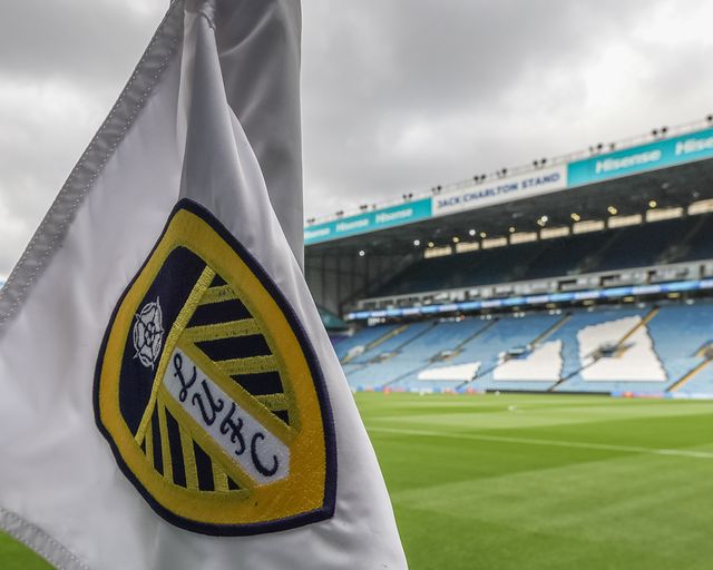 A LUFC corner flag during the Premier League match Leeds United vs Everton at Elland Road, Leeds, United Kingdom, 18th August 2025

(Photo by Mark Cosgrove/News Images)