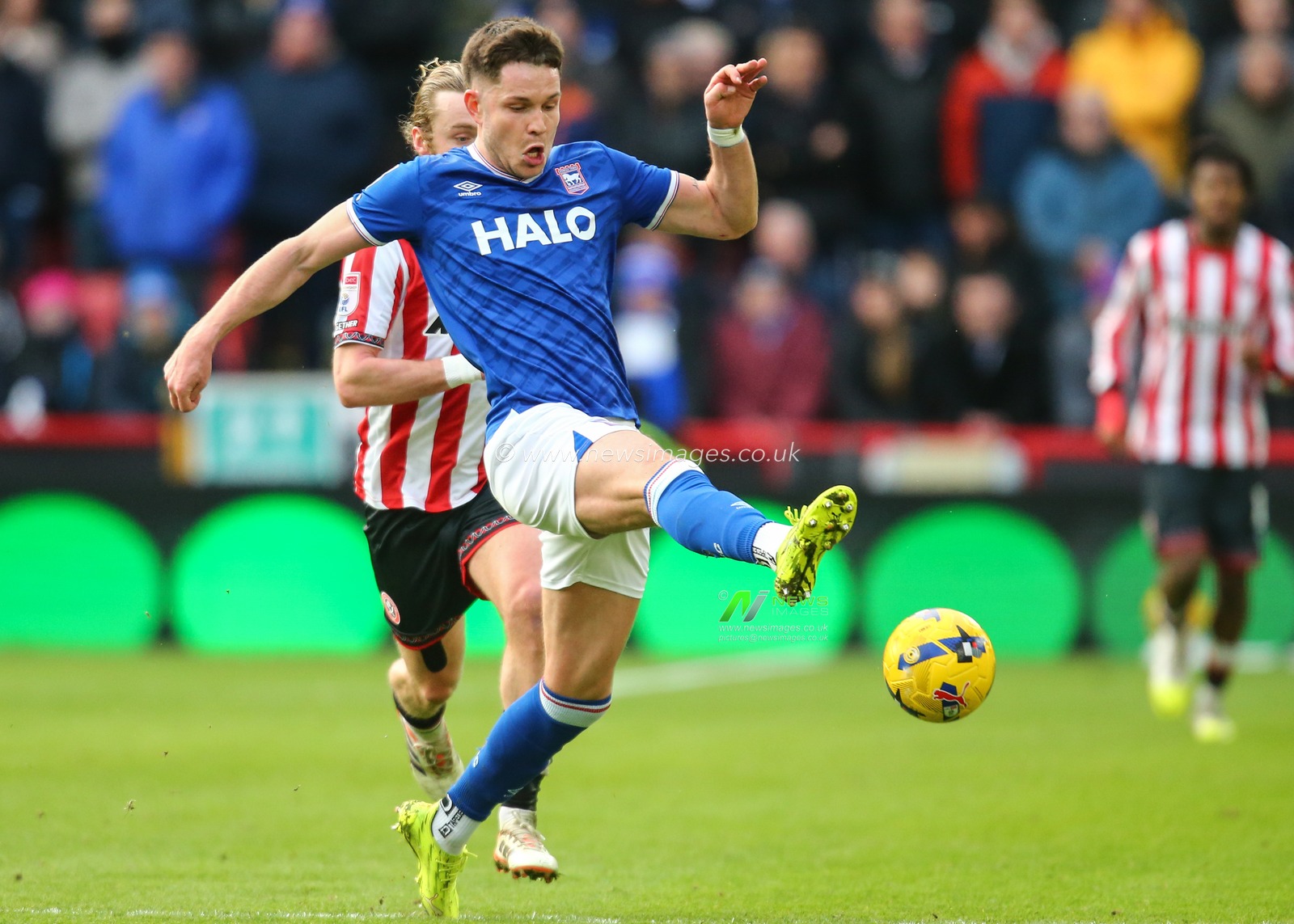 George Hirst of Ipswich Town in action during the Sky Bet Championship match Sheffield United vs Ipswich Town at Bramall Lane, Sheffield, United Kingdom, 24th January 2026

(Photo by Richard Bierton/News Images)