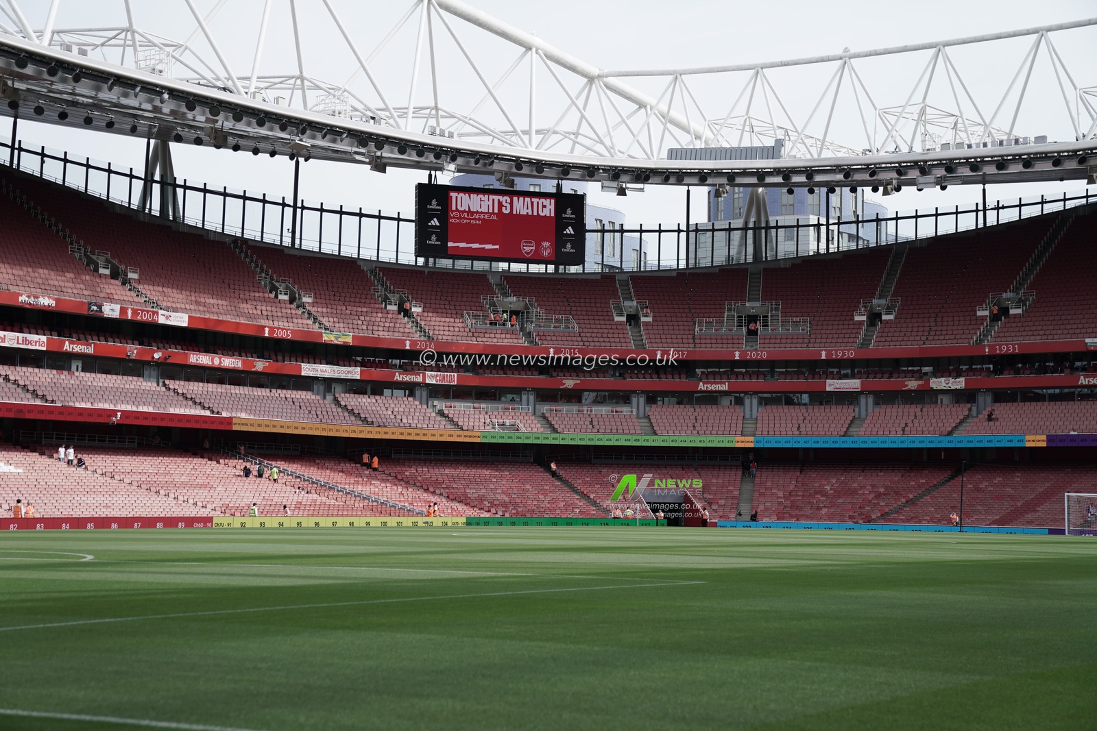 General view of the Emirates stadium ahead of the Pre-season friendly match Arsenal vs Villarreal at Emirates Stadium, London, United Kingdom, 6th August 2025

(Photo by Harvey Murphy/News Images)