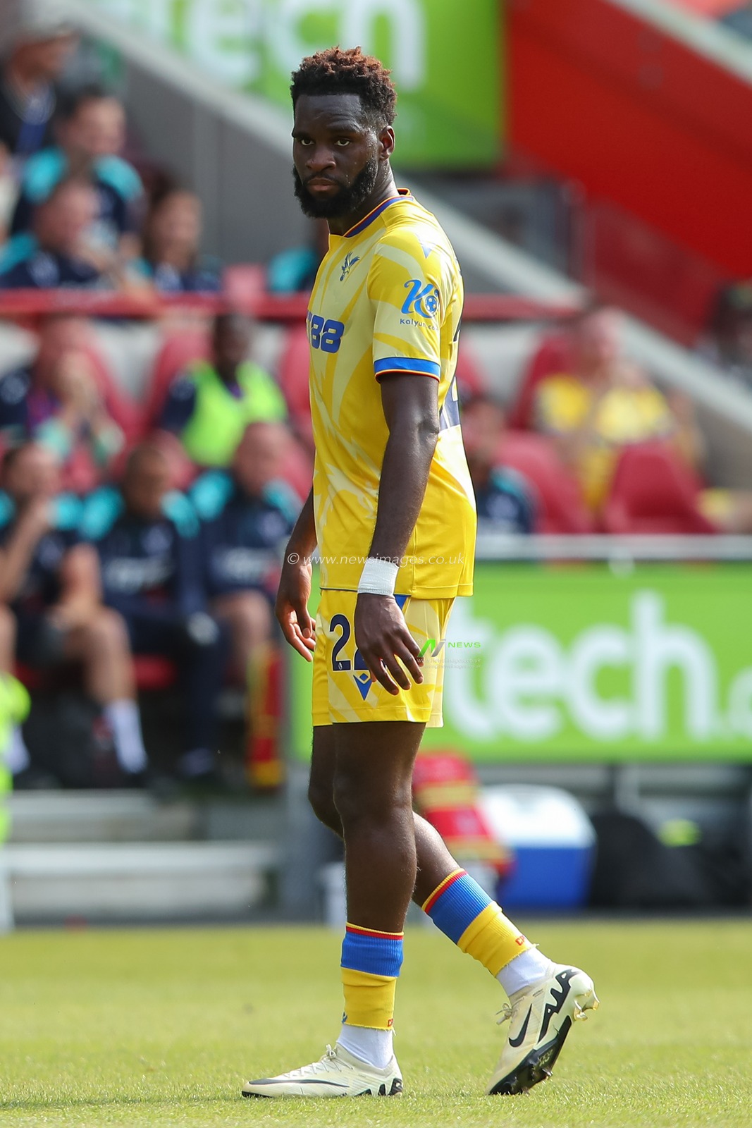 Odsonne Ã‰douard of Crystal Palace during the Premier League match Brentford vs Crystal Palace at The Gtech Community Stadium, London, United Kingdom, 18th August 2024

(Photo by Gareth Evans/News Images)