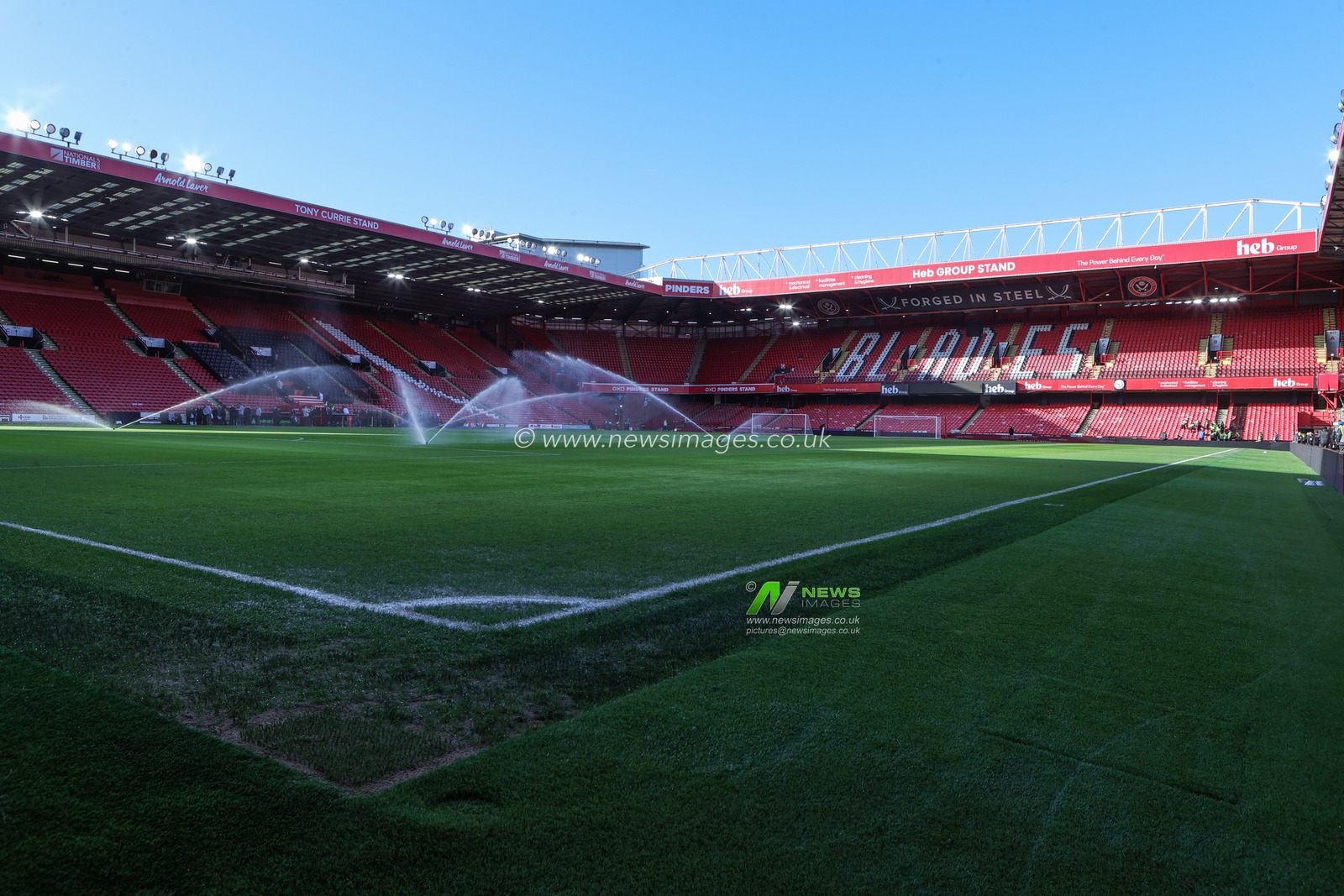 A general view of Bramall Lane  ahead of the Sky Bet Championship match Sheffield United vs Sheffield Wednesday at Bramall Lane, Sheffield, United Kingdom on 22 February 2026

(Photo by Richard Bierton/News Images)