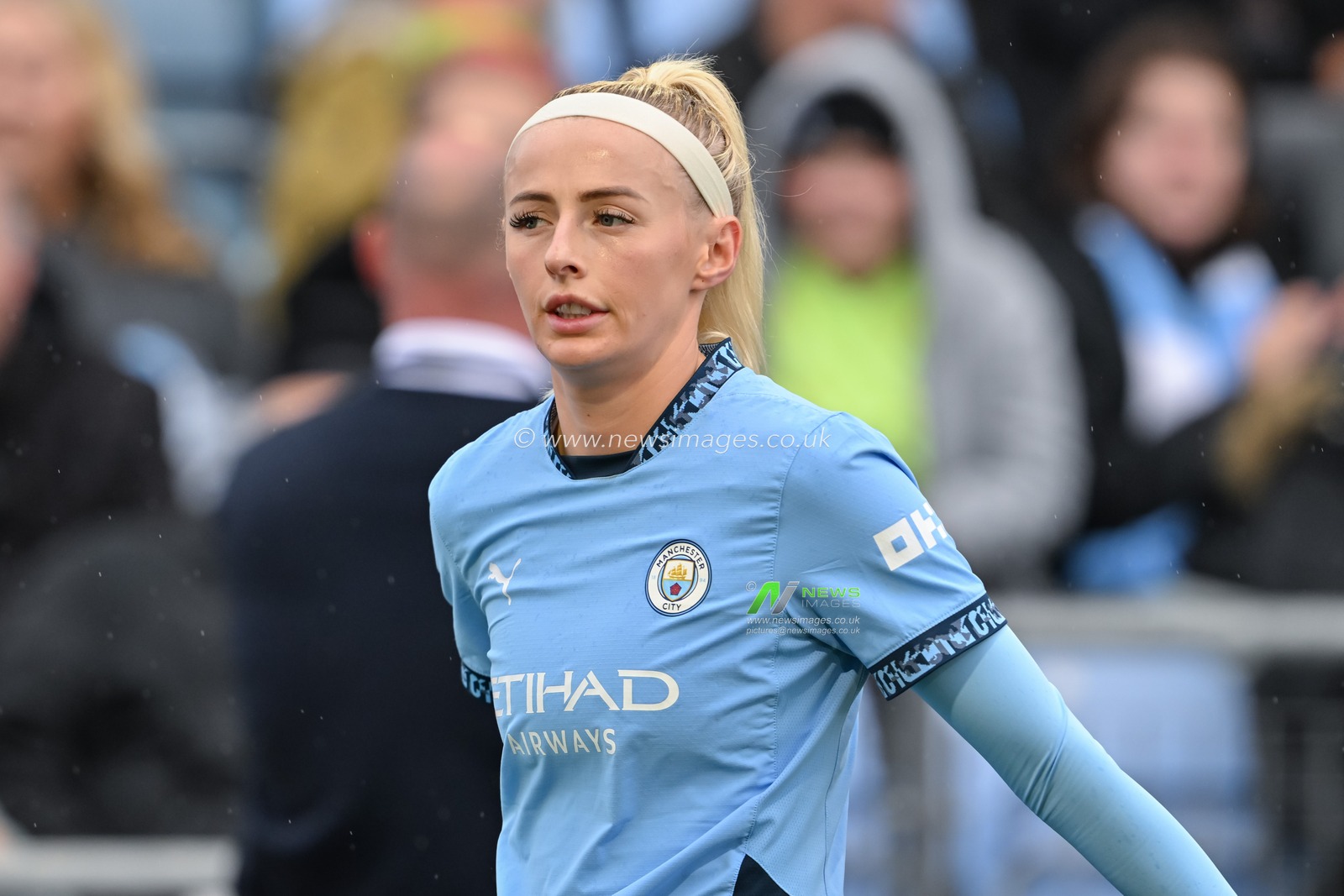 Chloe Kelly of Manchester City Women during the The Barclays Women's Super League match Manchester City Women vs West Ham United Women at Joie Stadium, Manchester, United Kingdom, 6th October 2024

(Photo by Cody Froggatt/News Images)