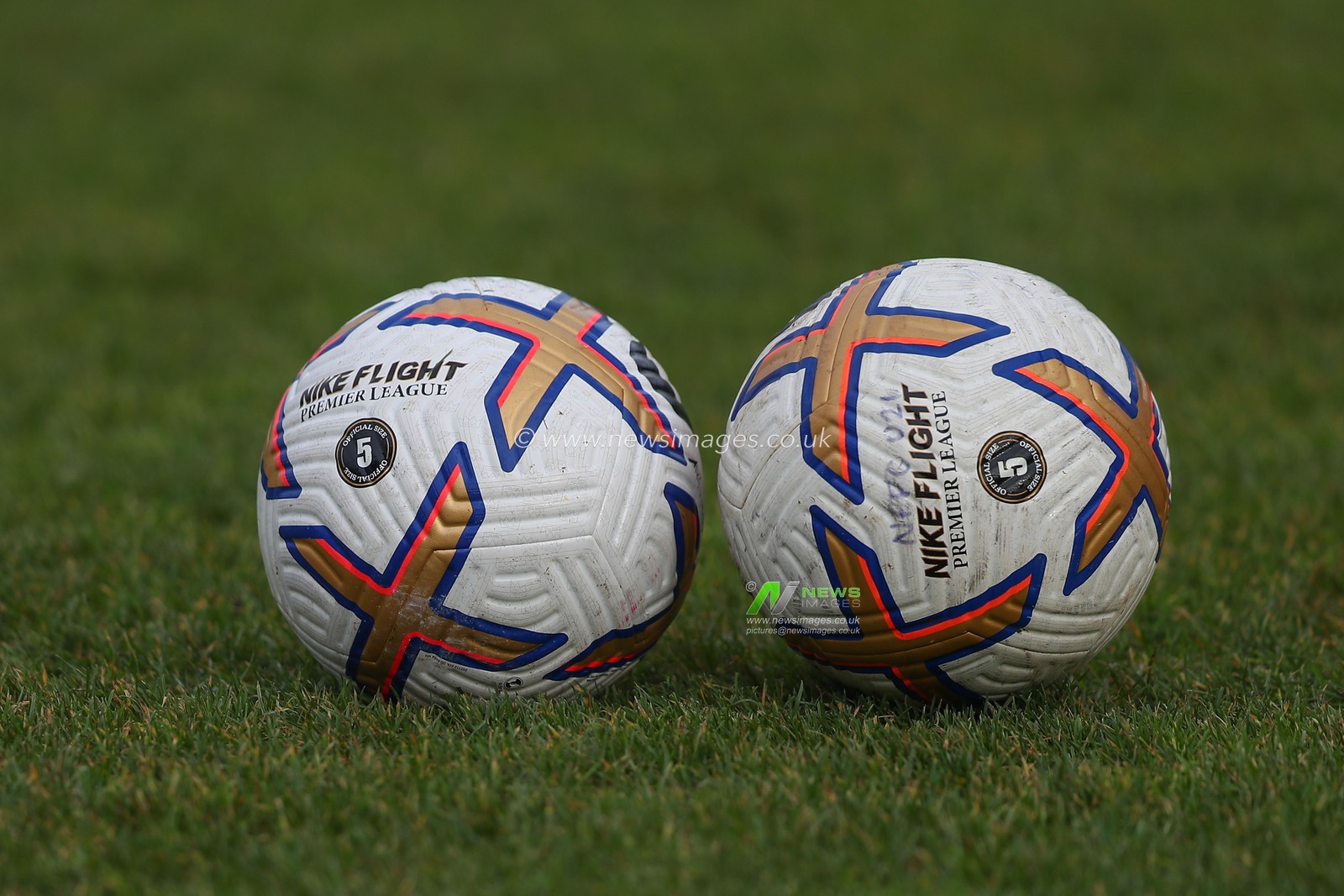 The Premier League match ball is seen during the pre-game warm up ahead of the Premier League Cup match West Bromwich Albion vs Middlesbrough U23's at Keys Park, Hednesford, United Kingdom, 5th January 2023

(Photo by Gareth Evans/News Images)