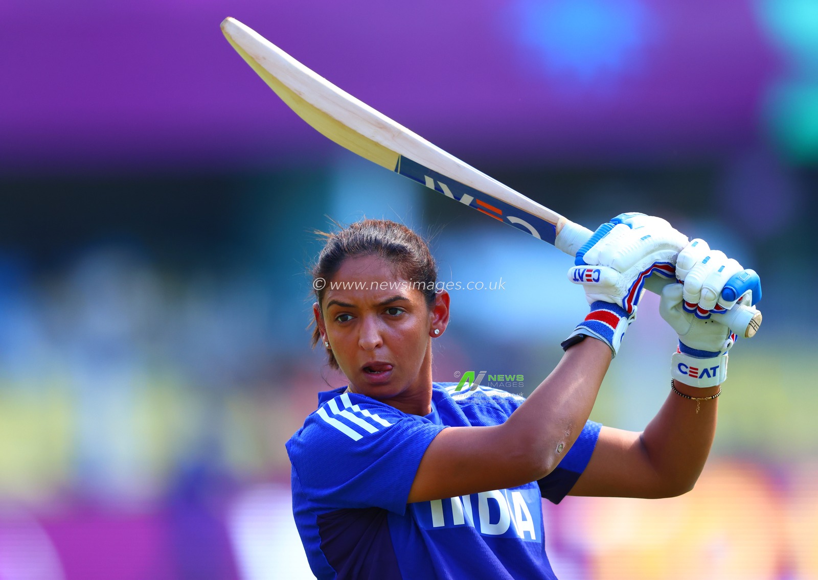 Harmanpreet Kaur (Captain) of India pre match practice session during the ICC Women's World Cup India Women v Sri Lanka Women at ACA Barsapara Cricket Stadium, Guwahati, India, 30th September 2025

(Photo by Shubhajit Roy Karmakar/News Images)