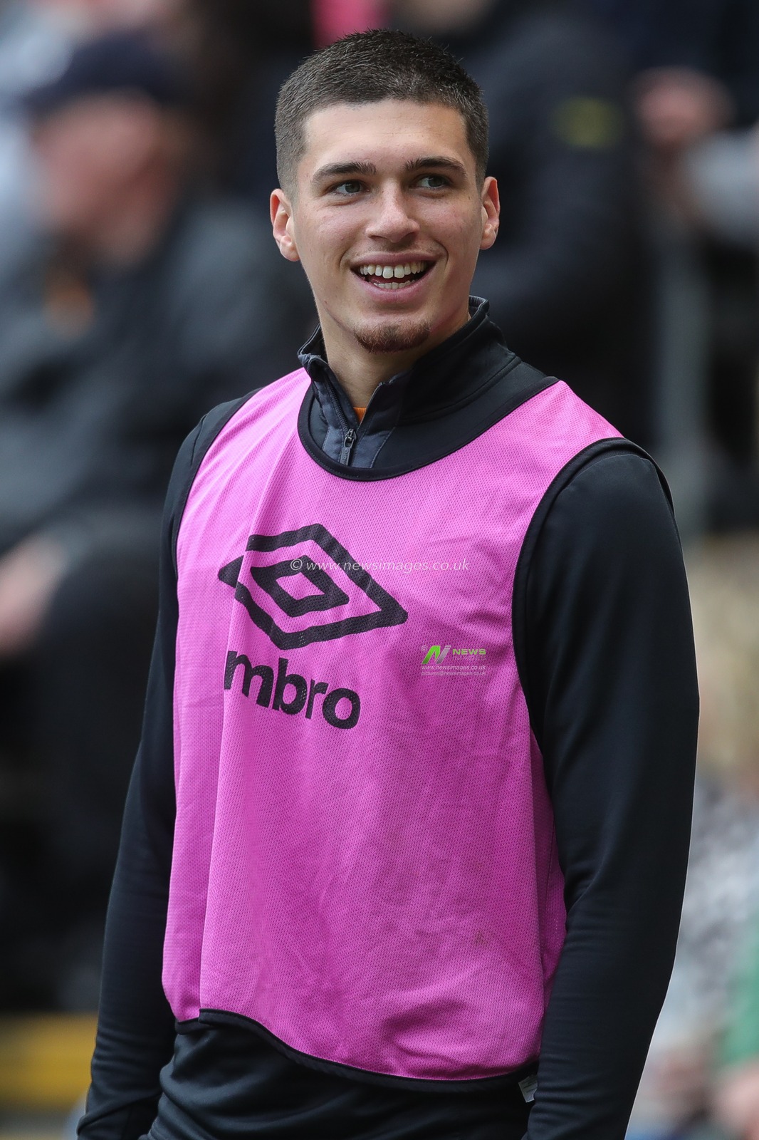 Xavier Simons #35 of Hull City warms up during the Sky Bet Championship match Hull City vs Swansea City at MKM Stadium, Hull, United Kingdom, 29th April 2023

(Photo by James Heaton/News Images)