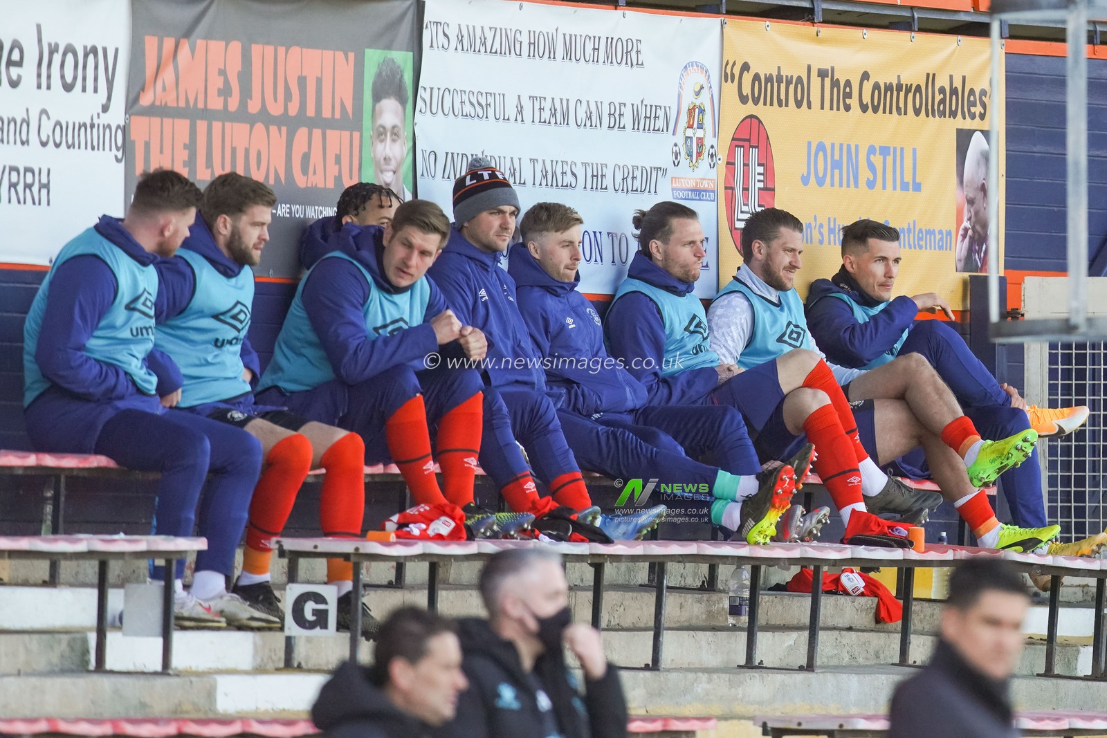 Luton Town bench