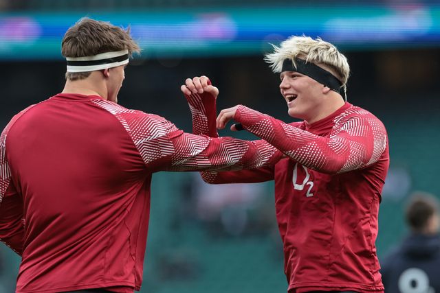 Henry Pollock of England in the pre-game warm up during the Guinness Six Nations 2026 match England vs Wales at Allianz Stadium, Twickenham, United Kingdom on 07 February 2026

(Photo by Mark Cosgrove/News Images)