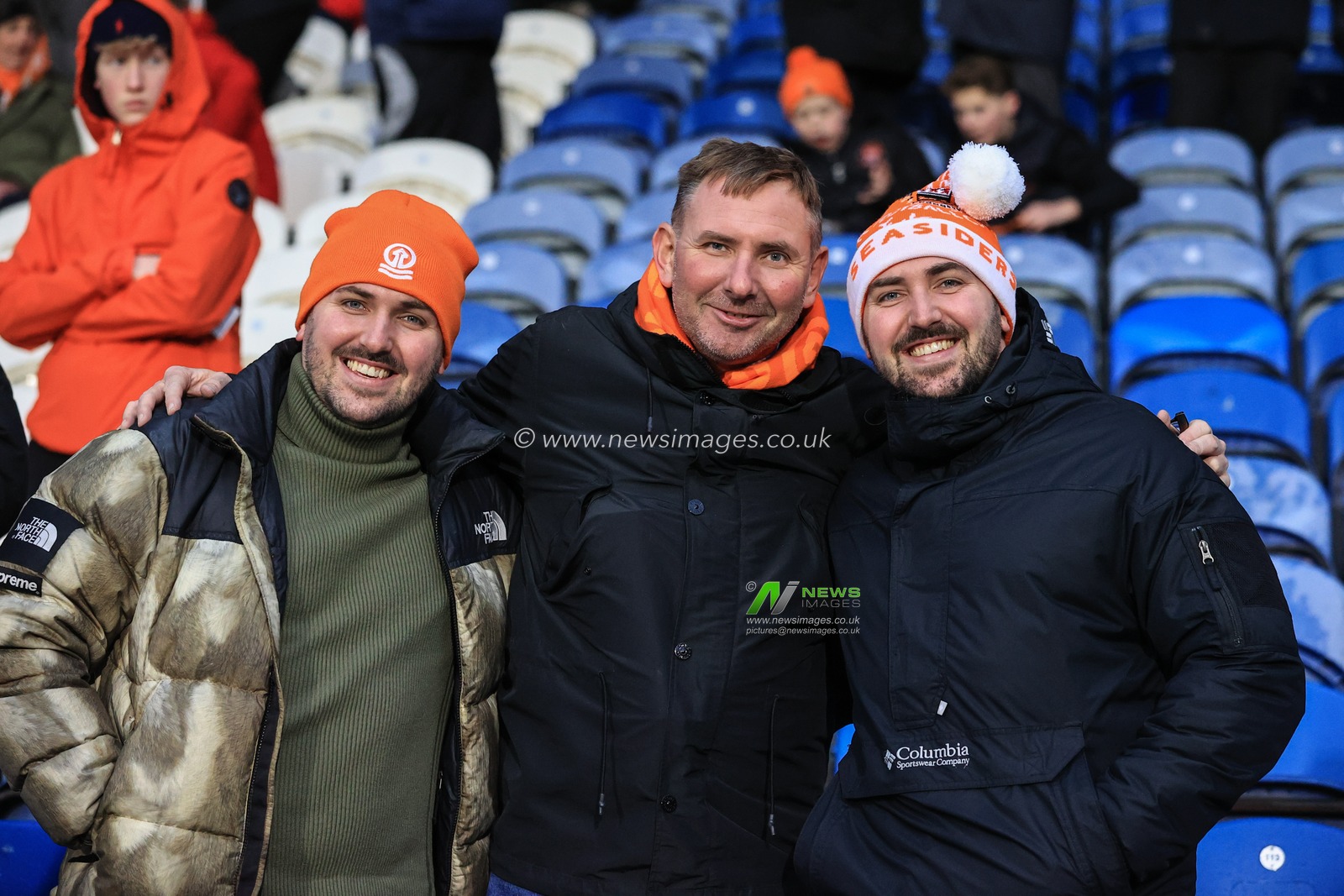 Blackpool fans get in the Christmas spirit