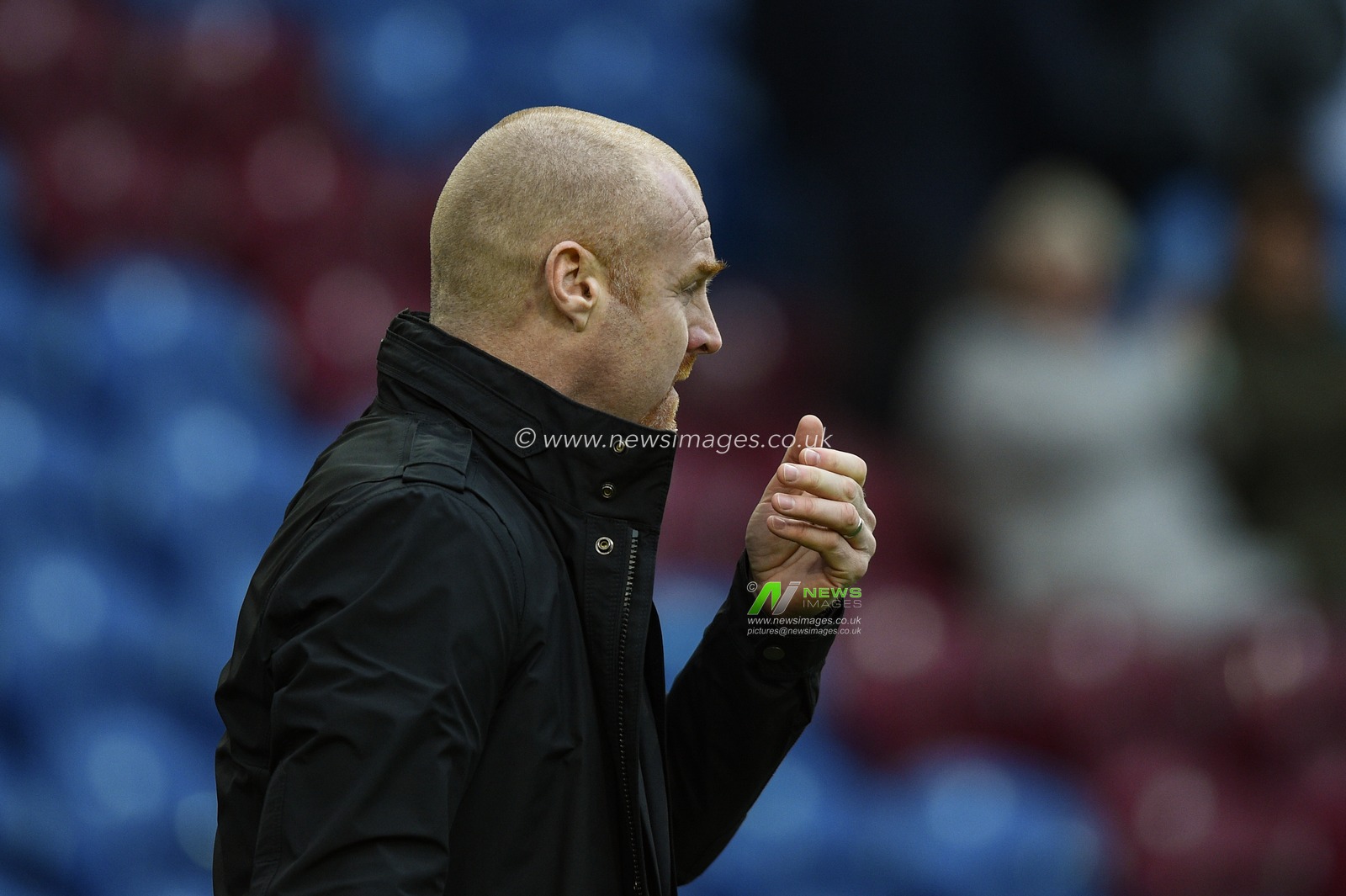 4th January 2020, Turf Moor, Burnley, England; Emirates FA Cup, Burnley v Peterborough : Sean Dyche manager of Burnley back out for the 2nd half

Credit: Richard Long/News Images