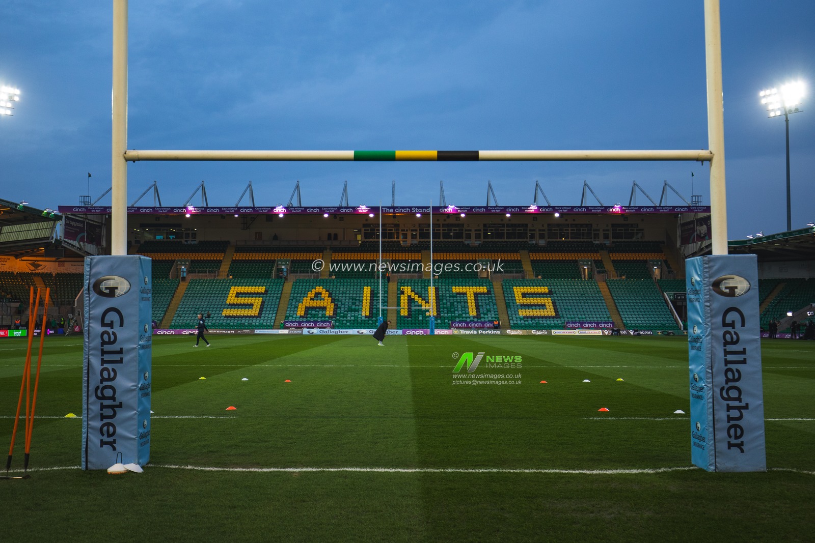 Franklins Gardens Stadium before the Gallagher Premiership match Northampton Saints vs Leicester Tigers at Cinch Stadium at Franklin's Gardens, Northampton, United Kingdom, 21st March 2025

(Photo by Craig Evans/News Images)