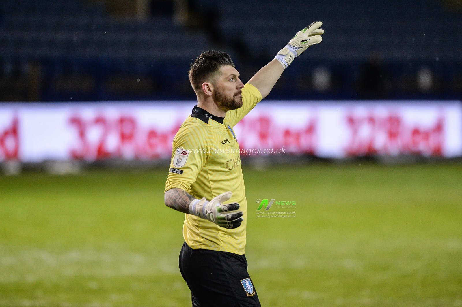 Keiren Westwood #1 of Sheffield Wednesday in action during the game