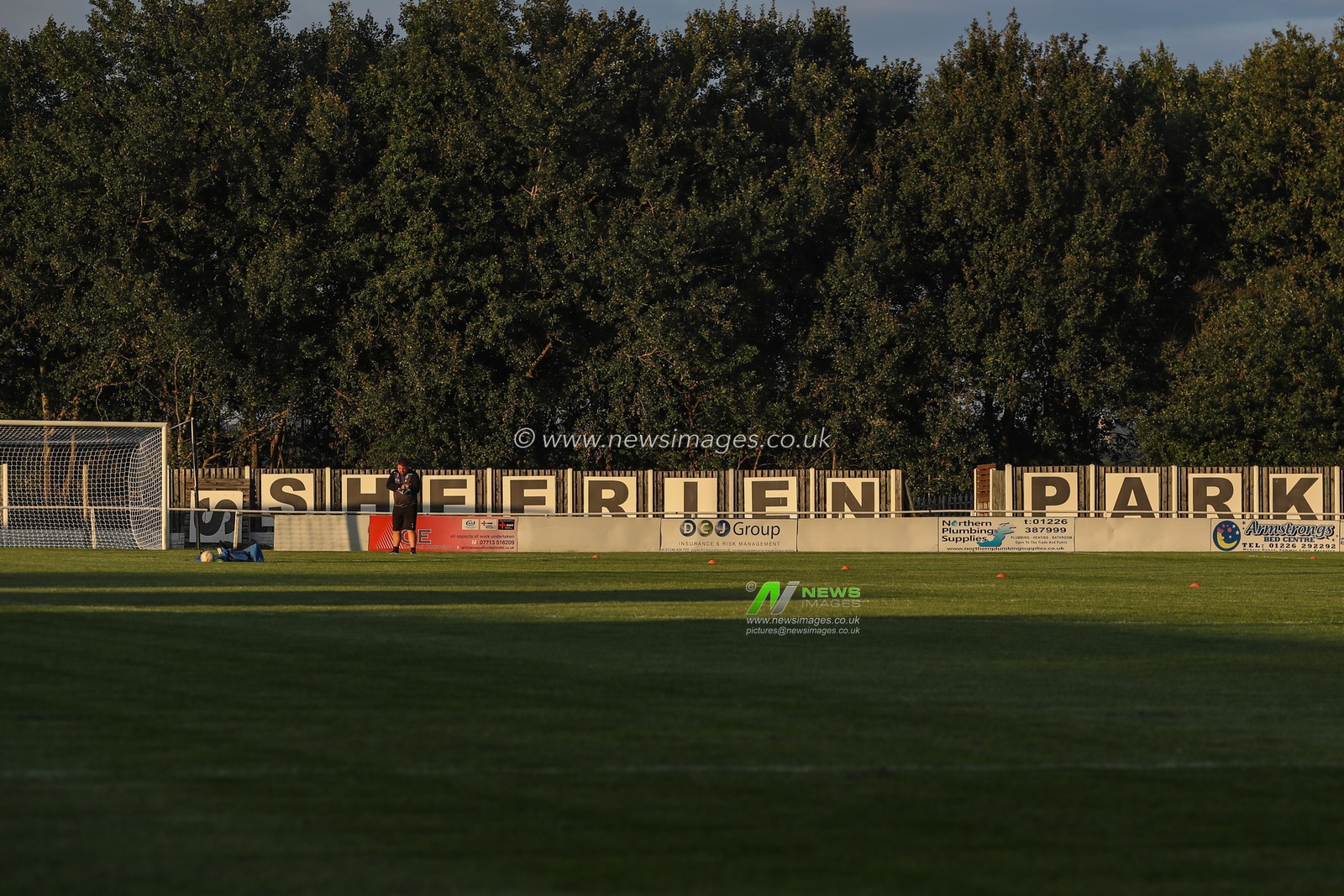 A general view of Sheerien Park home of Athersley Rec ahead of this evenings Emirates Fa Cup Qualifying round