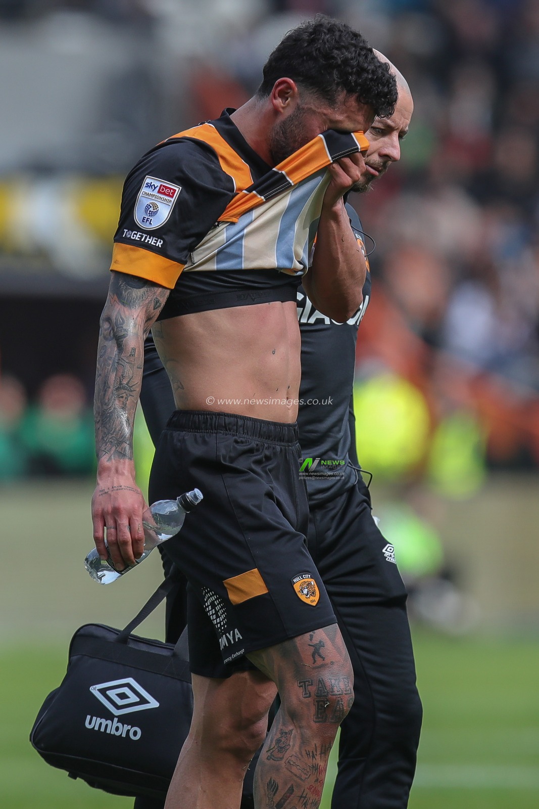 A dejected Allahyar Sayyadmanesh #9 of Hull City during the Sky Bet Championship match Hull City vs Swansea City at MKM Stadium, Hull, United Kingdom, 29th April 2023

(Photo by James Heaton/News Images)