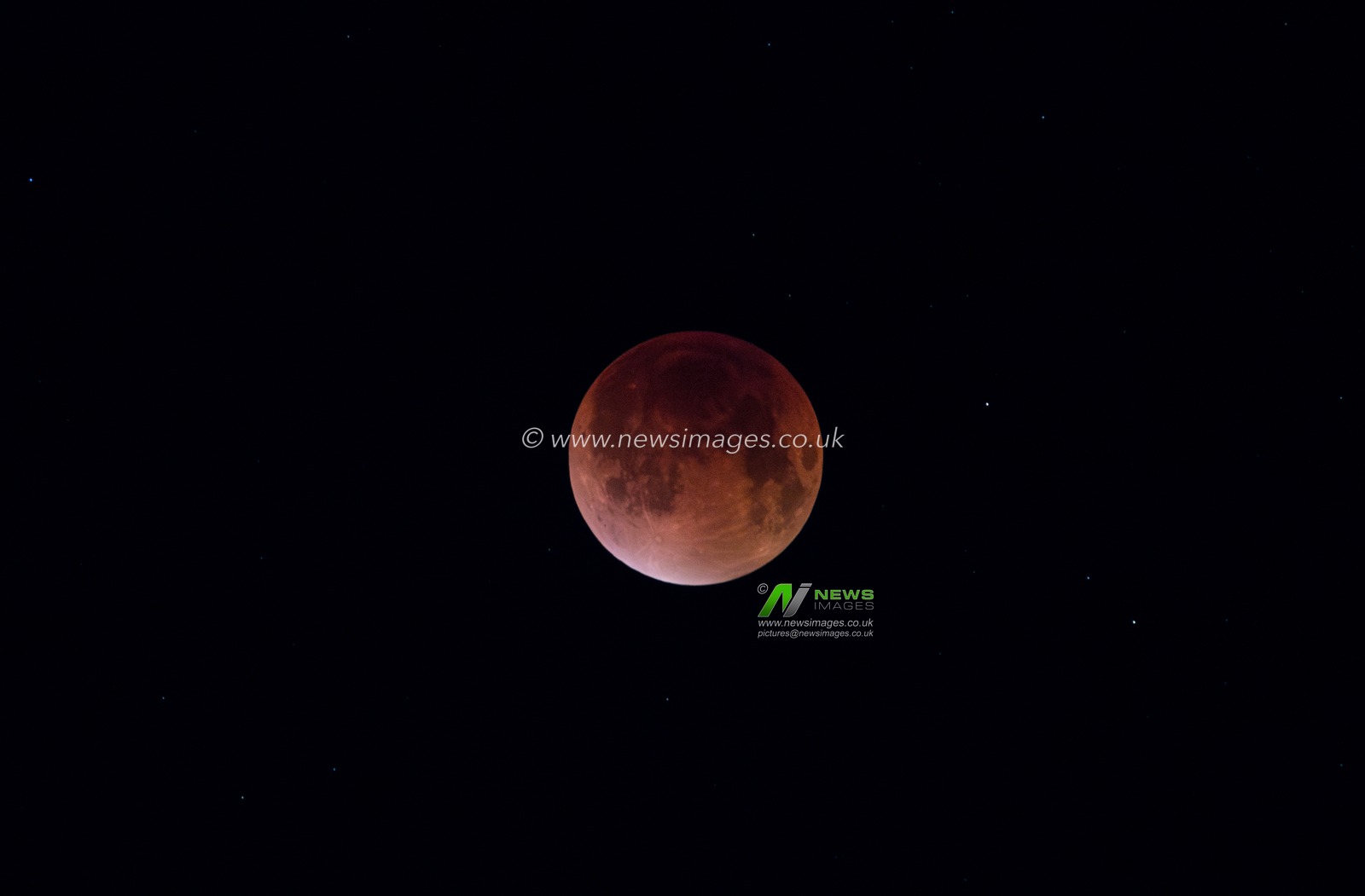 The Blood Moon lunar eclipse rises above the city of Kolkata , West Bengal / India, 7th and till midnight of 8th September 2025

(Photo by Shubhajit Roy Karmakar/News Images)