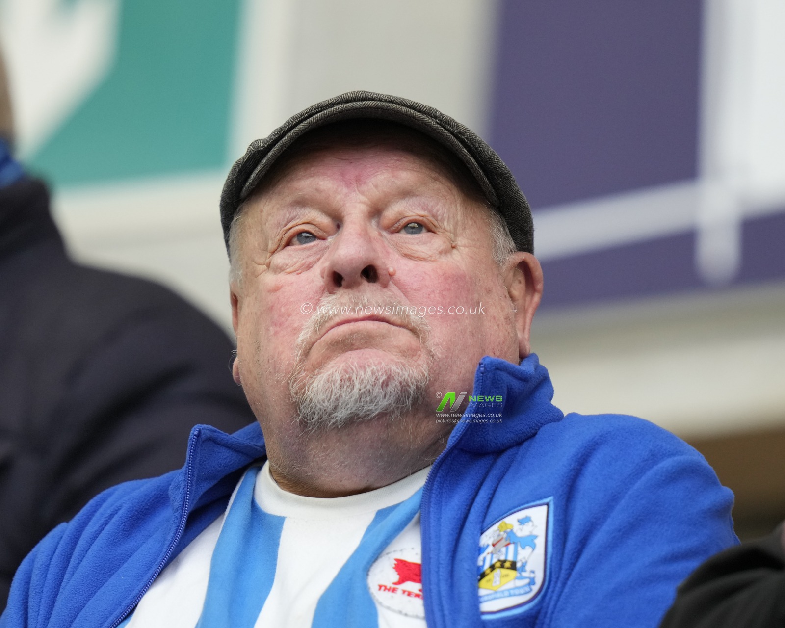 Huddersfield Town fan before the Sky Bet Championship match Wigan Athletic vs Huddersfield Town at DW Stadium, Wigan, United Kingdom, 11th February 2023

(Photo by Steve Flynn/News Images)