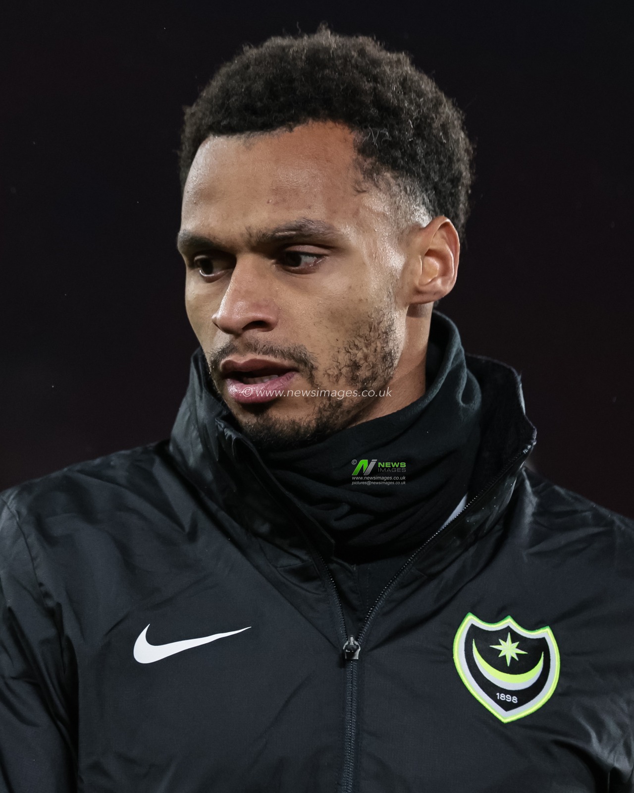Josh Murphy of Portsmouth in the pregame warmup session during the Sky Bet Championship match Sheffield United vs Portsmouth at Bramall Lane, Sheffield, United Kingdom, 26th November 2025

(Photo by Mark Cosgrove/News Images)

*** GER AUT SUI OUT ***