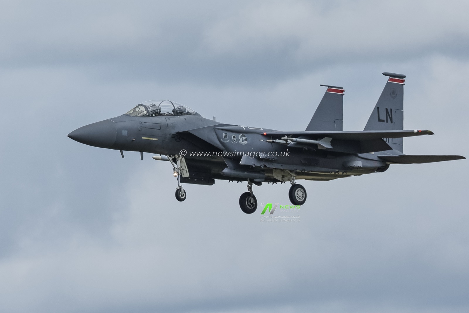 United States Air Force McDonnell Douglas, F-15 Eagle take off and land at RAF Lakenheath, Lakenheath, United Kingdom, 26th June 2025

(Photo by Mark Cosgrove/News Images)
